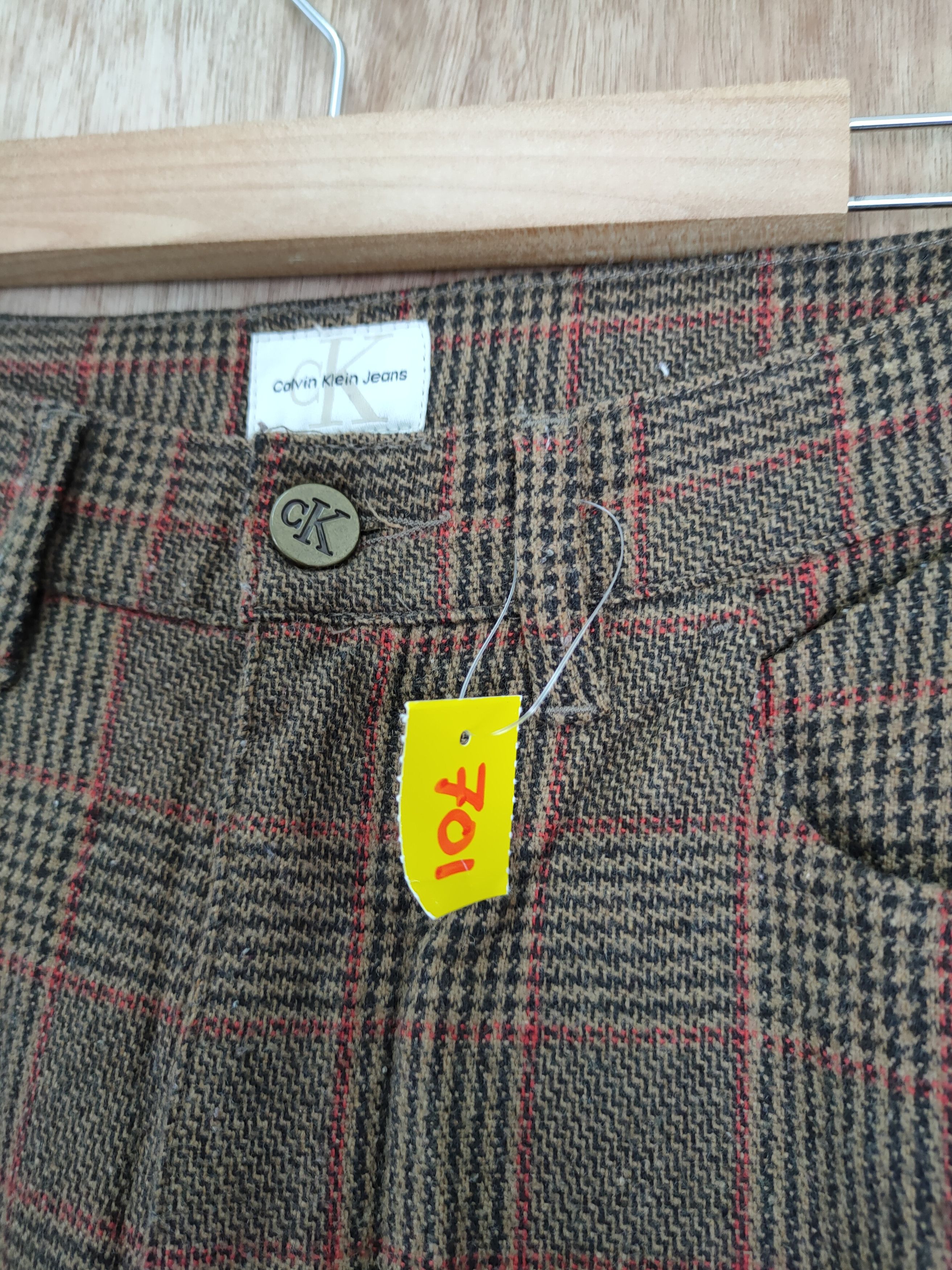 Calvin Klein Calvin Klein checkered punk like burberry pants #701 Size US 26 / EU 42 - 5 Thumbnail