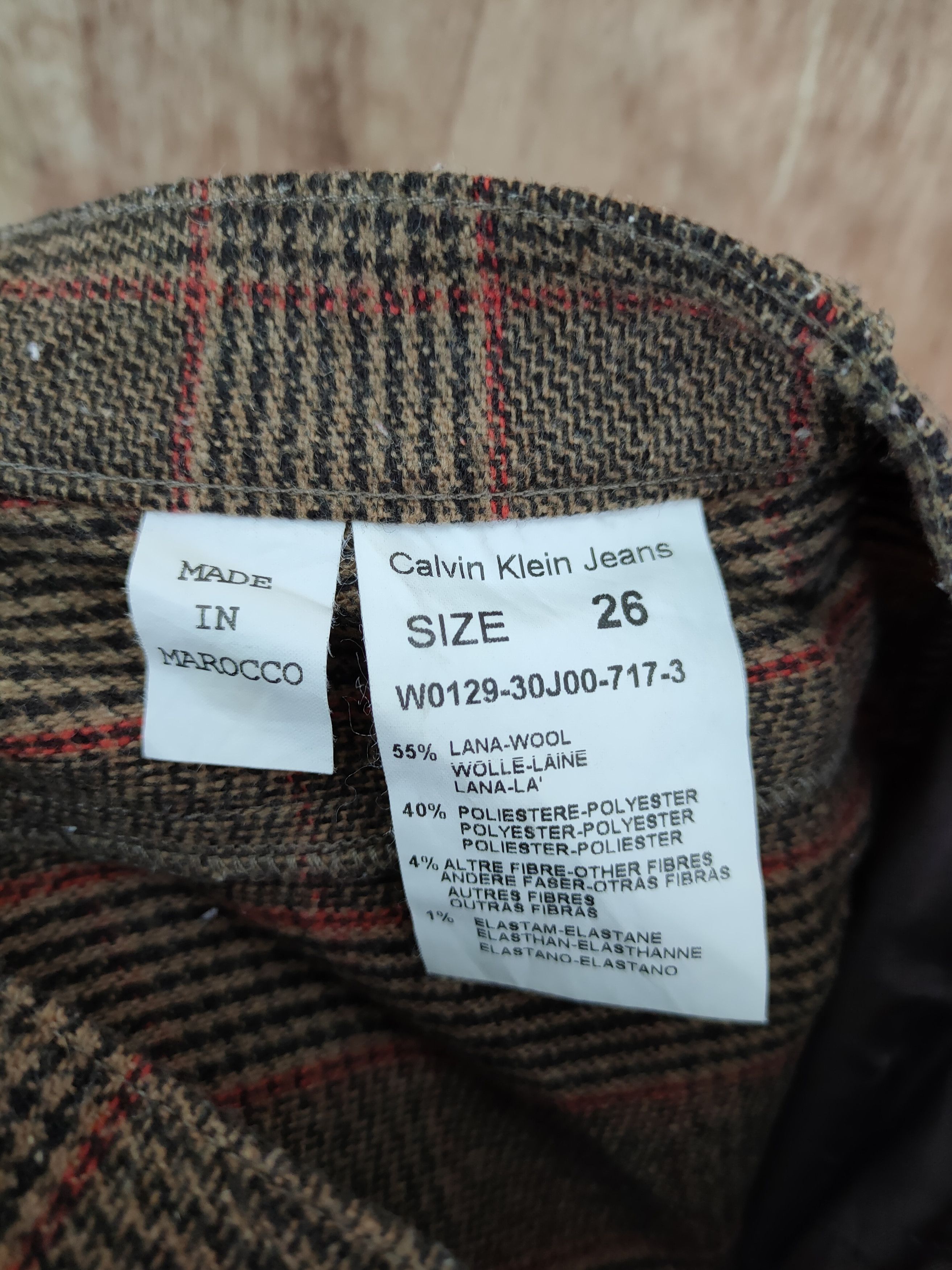 Calvin Klein Calvin Klein checkered punk like burberry pants #701 Size US 26 / EU 42 - 10 Thumbnail