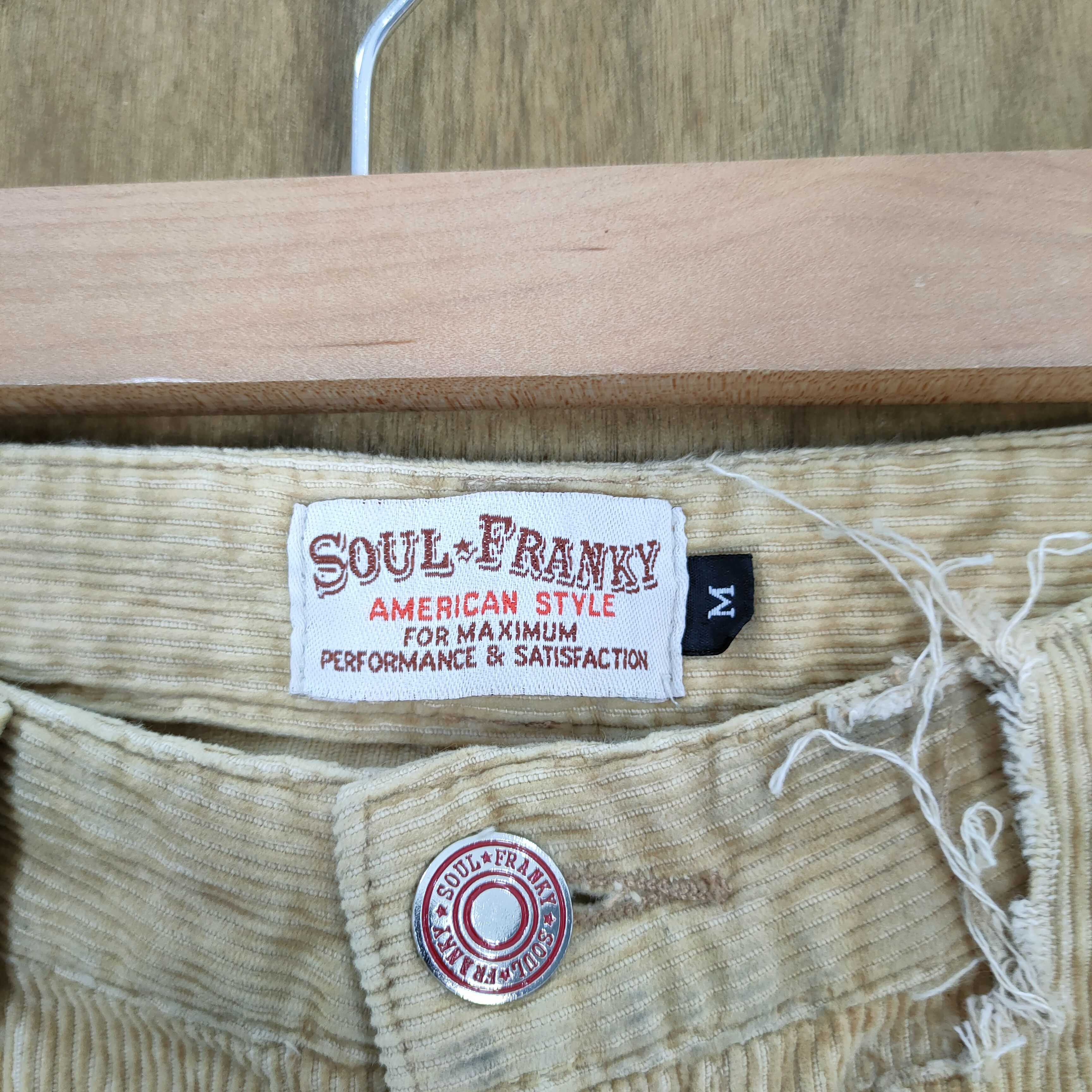 Japanese Brand SOUL FRANKY CORDUROY RUSTY FLARE BUSH PANTS Size US 32 / EU 48 - 9 Thumbnail