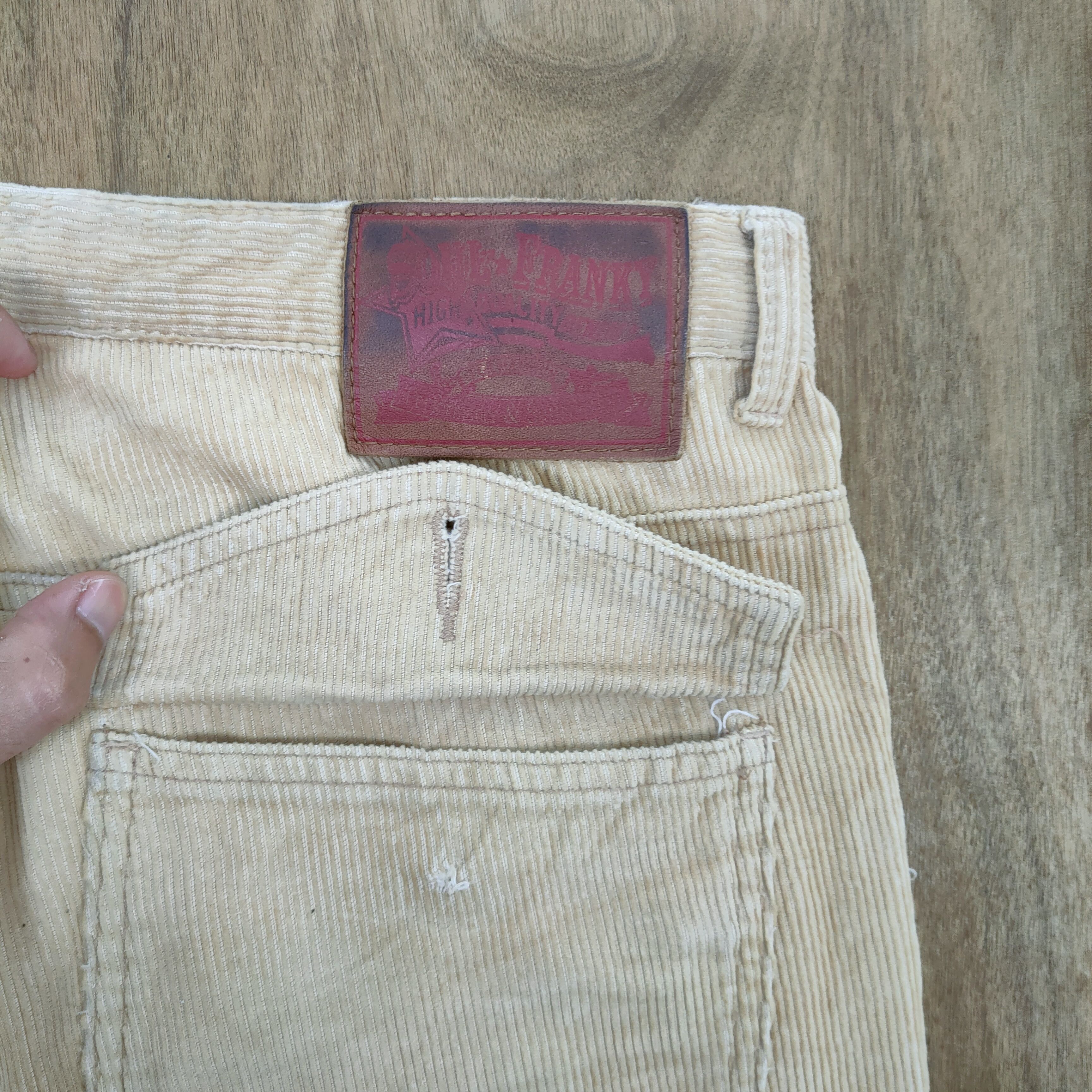 Japanese Brand SOUL FRANKY CORDUROY RUSTY FLARE BUSH PANTS Size US 32 / EU 48 - 14 Thumbnail