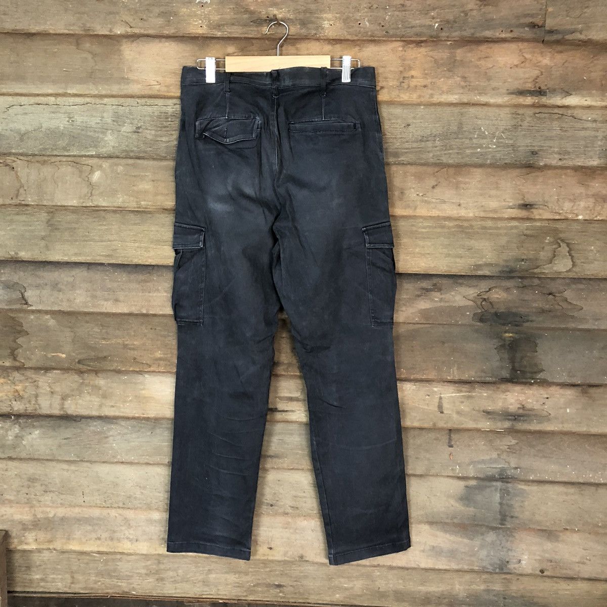 Faded Glory × Japanese Brand Japanese Brand Black multipocket tactical cargo pants #4531 Size US 29 - 11 Thumbnail