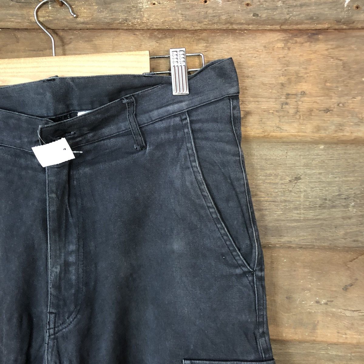 Faded Glory × Japanese Brand Japanese Brand Black multipocket tactical cargo pants #4531 Size US 29 - 5 Thumbnail