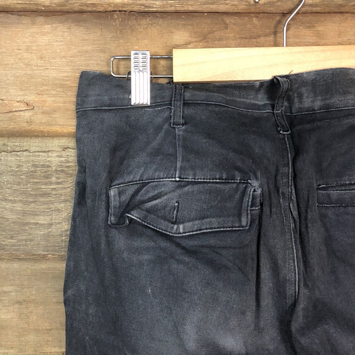 Faded Glory × Japanese Brand Japanese Brand Black multipocket tactical cargo pants #4531 Size US 29 - 14 Thumbnail
