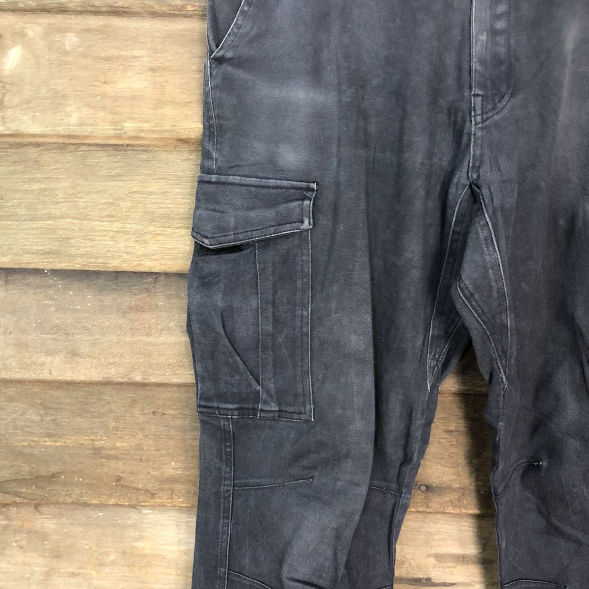 Faded Glory × Japanese Brand Japanese Brand Black multipocket tactical cargo pants #4531 Size US 29 - 6 Thumbnail
