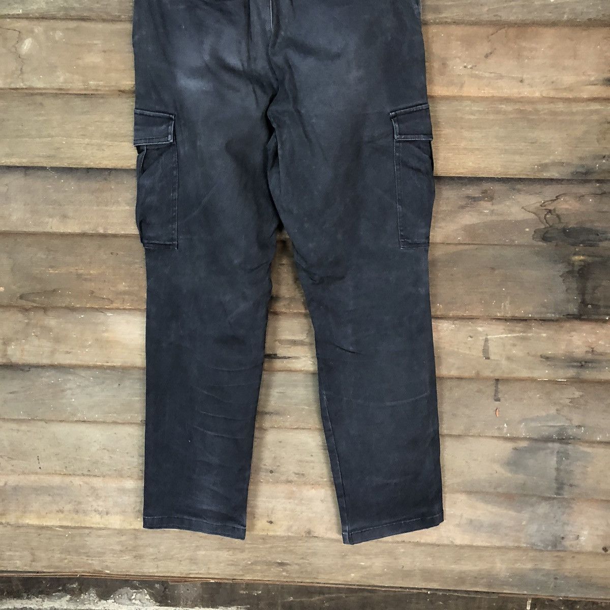 Faded Glory × Japanese Brand Japanese Brand Black multipocket tactical cargo pants #4531 Size US 29 - 13 Thumbnail