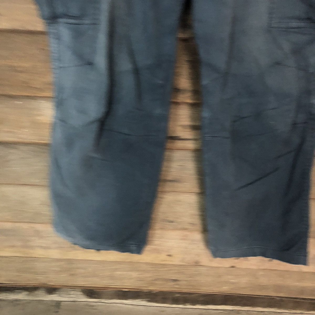Vintage Japanese Brand faded Dark Blue utility Cargo Pants #5445 Size US 30 / EU 46 - 8 Thumbnail