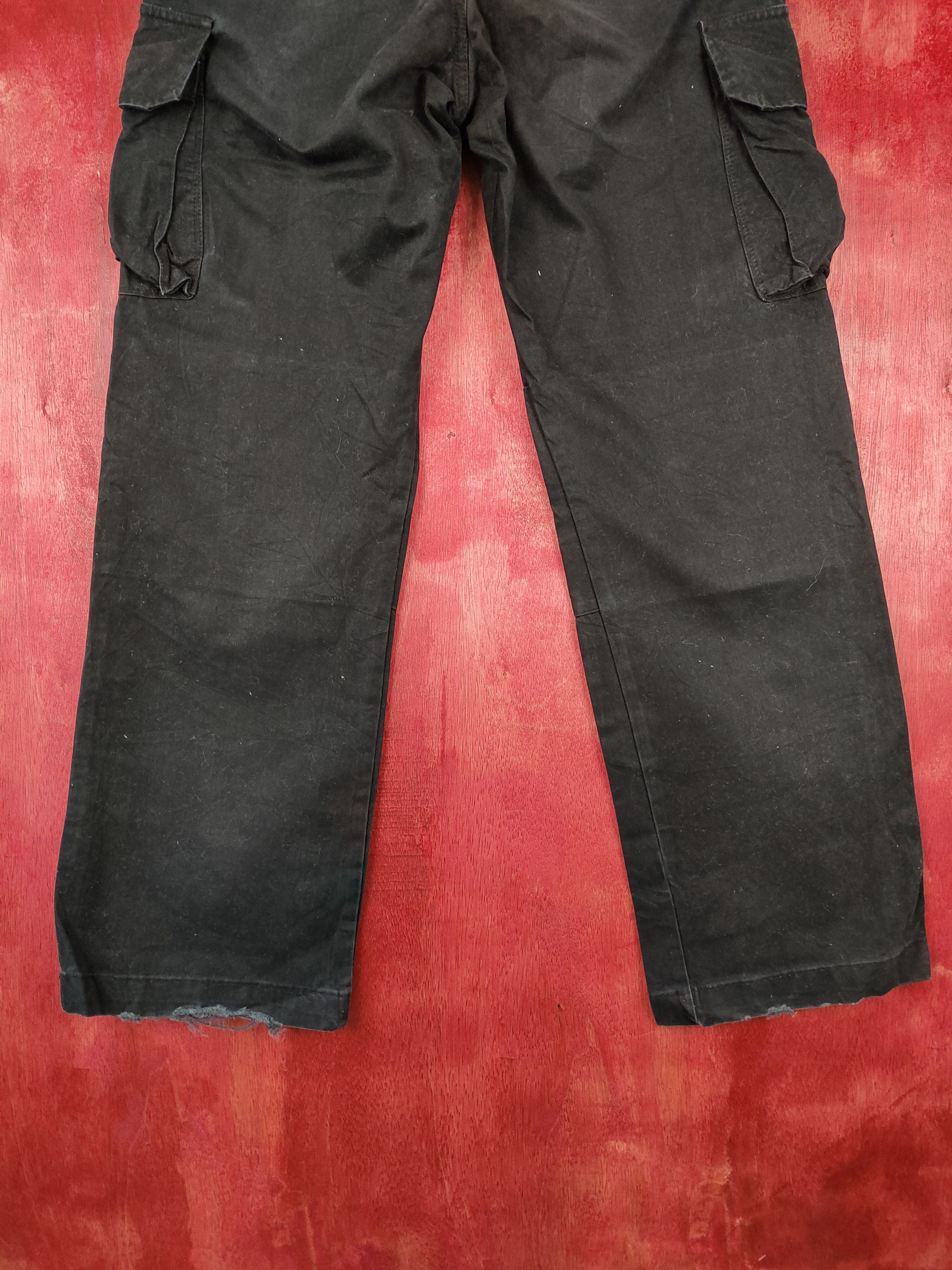 Japanese Brand Japanese Brand Dark Blue streetwear cargo Pants #4486 Size US 29 - 10 Thumbnail