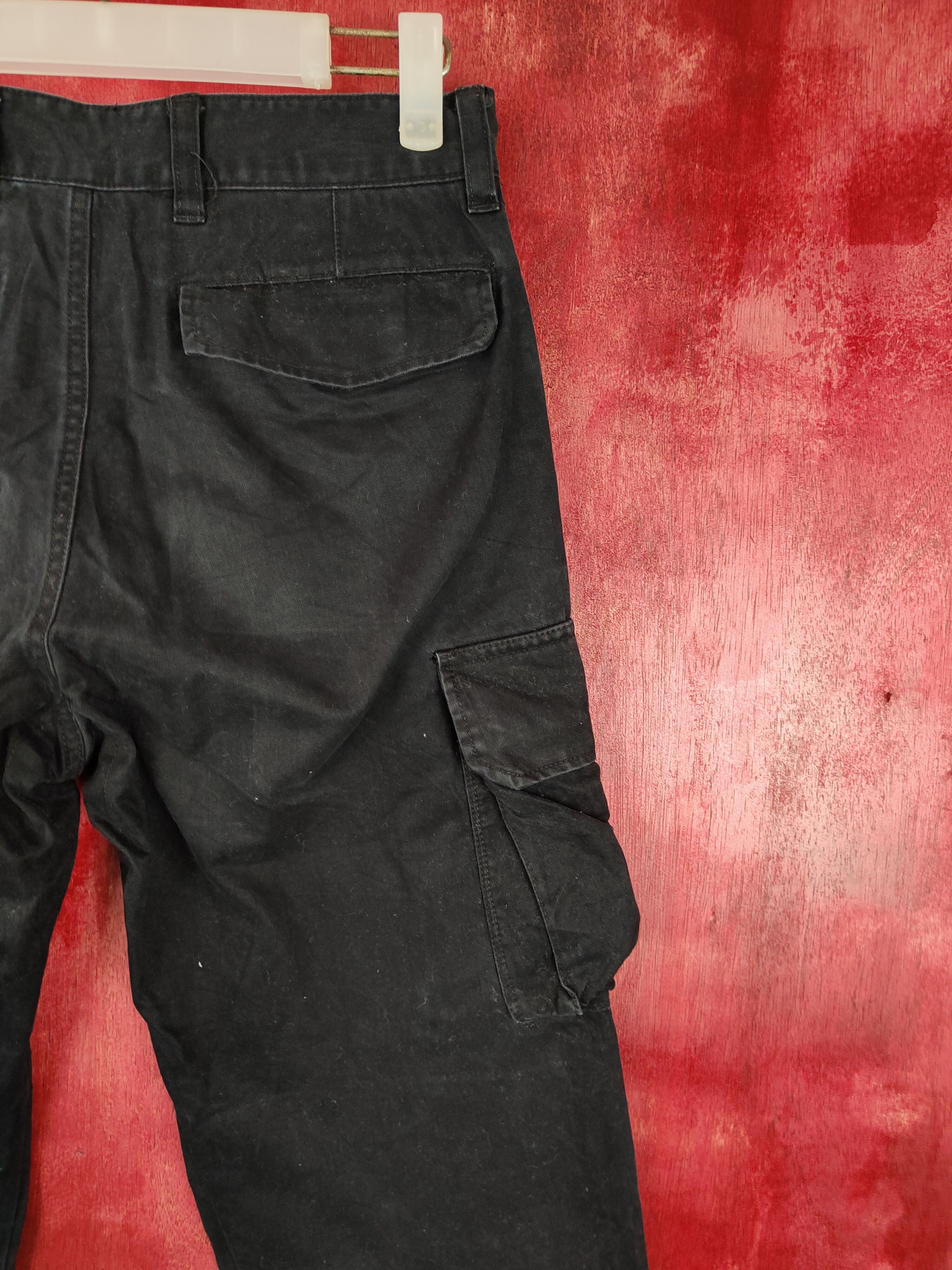 Japanese Brand Japanese Brand Dark Blue streetwear cargo Pants #4486 Size US 29 - 12 Thumbnail