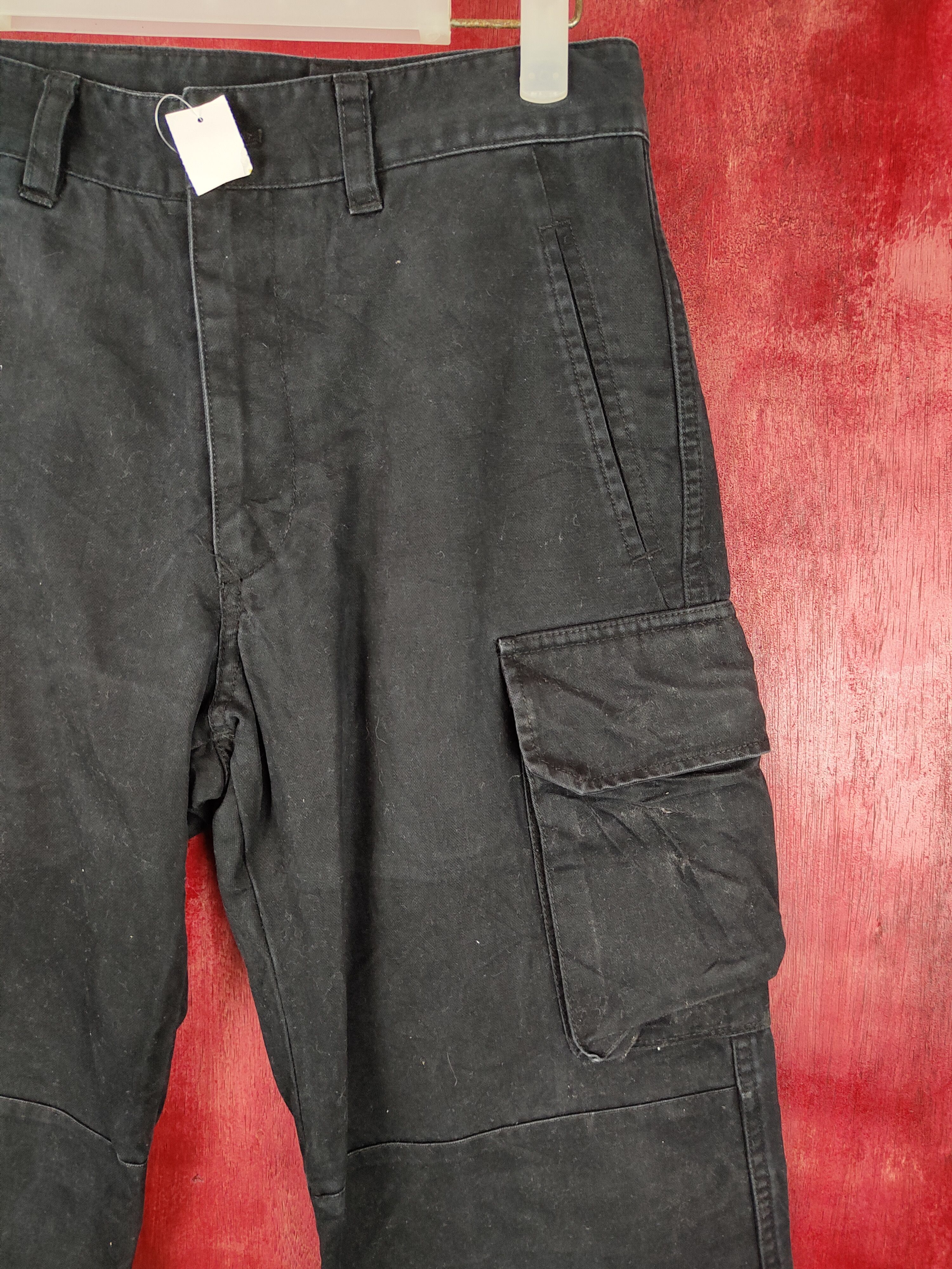 Japanese Brand Japanese Brand Dark Blue streetwear cargo Pants #4486 Size US 29 - 4 Thumbnail