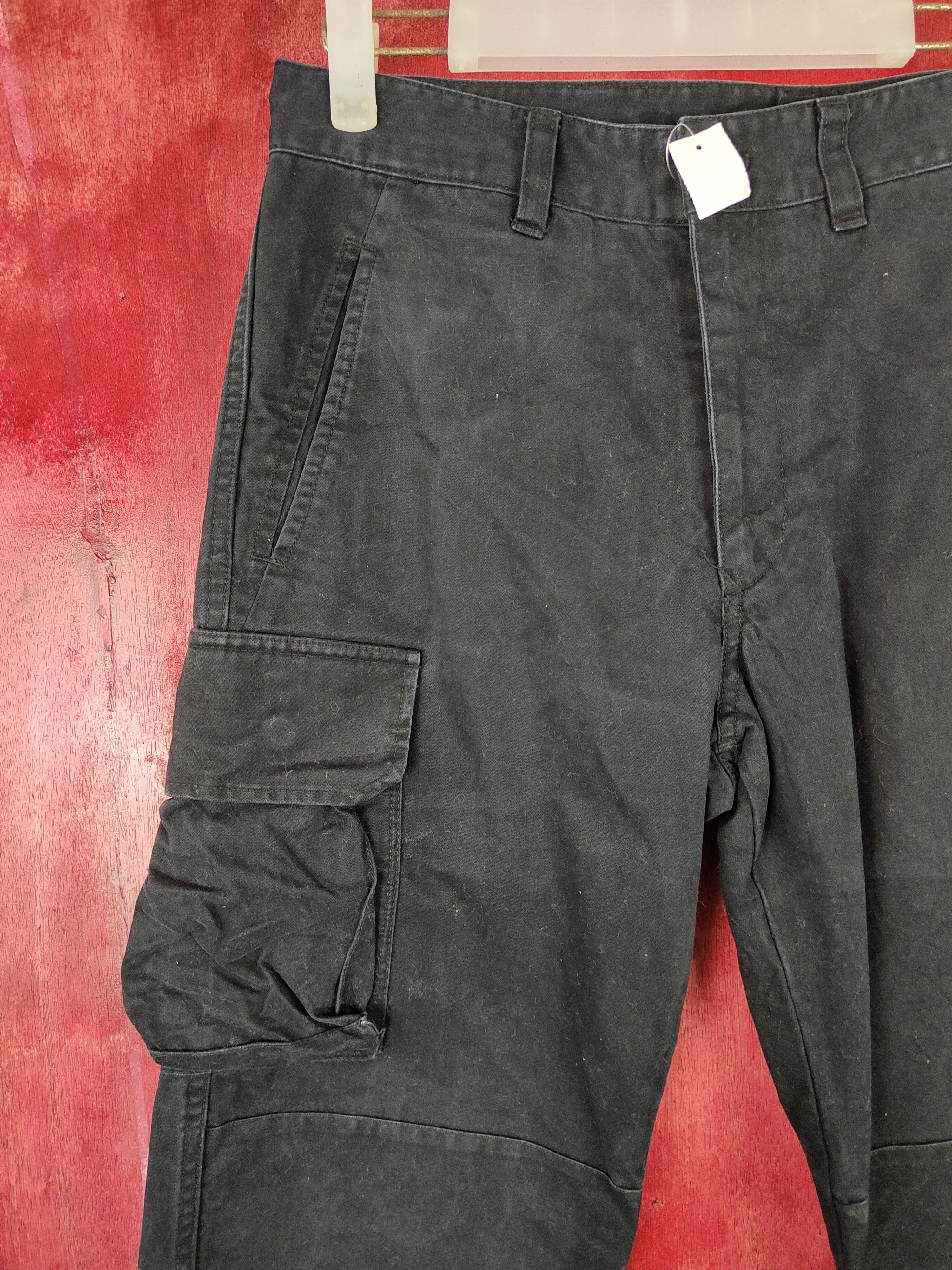 Japanese Brand Japanese Brand Dark Blue streetwear cargo Pants #4486 Size US 29 - 5 Thumbnail