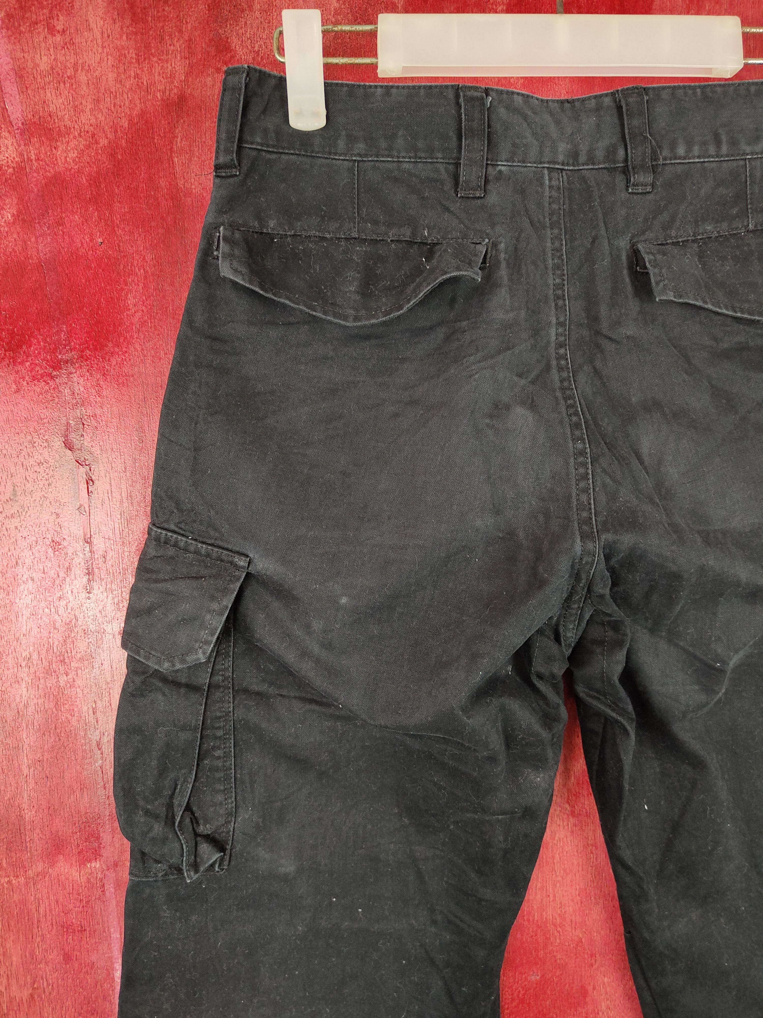 Japanese Brand Japanese Brand Dark Blue streetwear cargo Pants #4486 Size US 29 - 11 Thumbnail