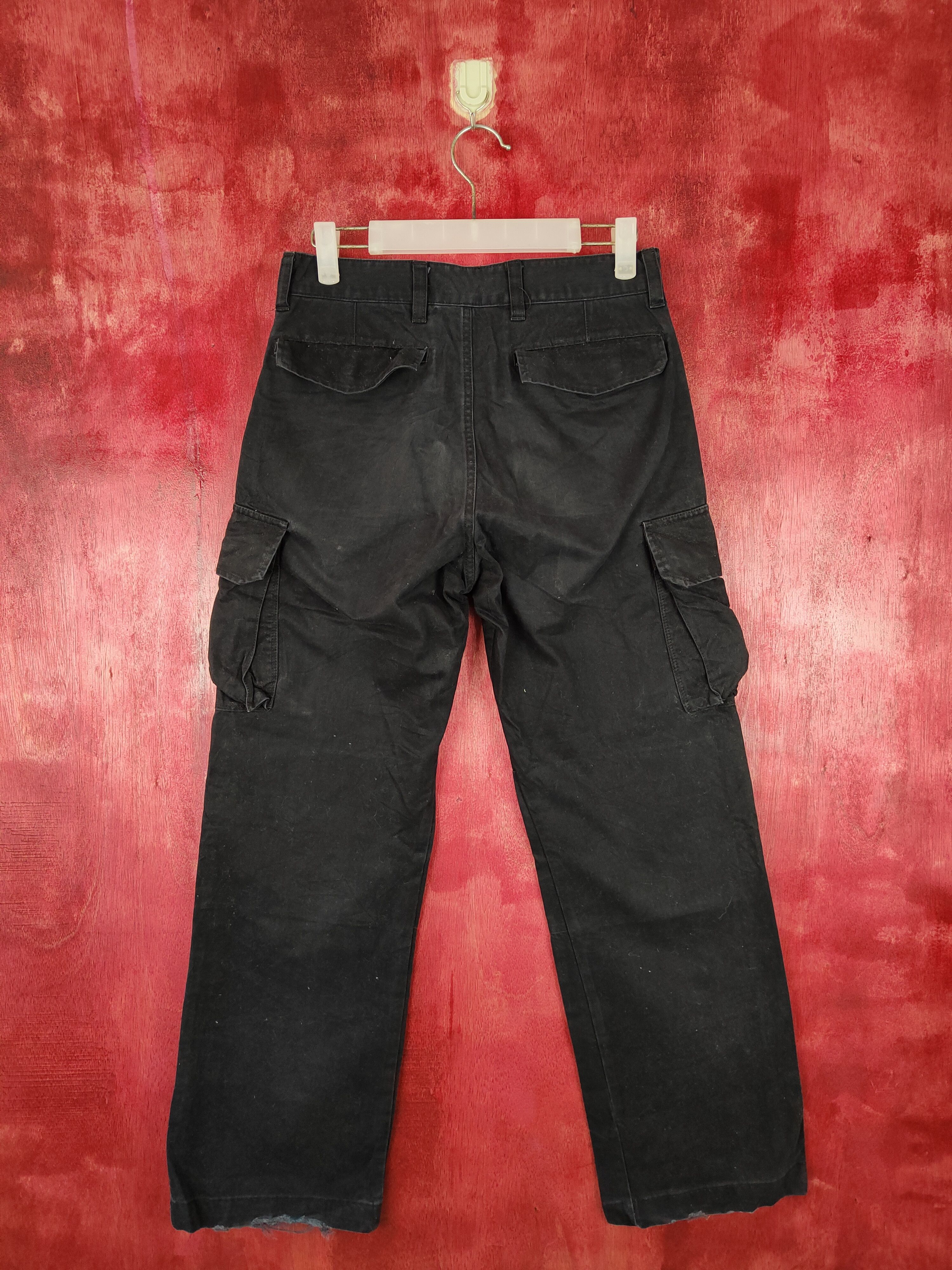 Japanese Brand Japanese Brand Dark Blue streetwear cargo Pants #4486 Size US 29 - 8 Thumbnail