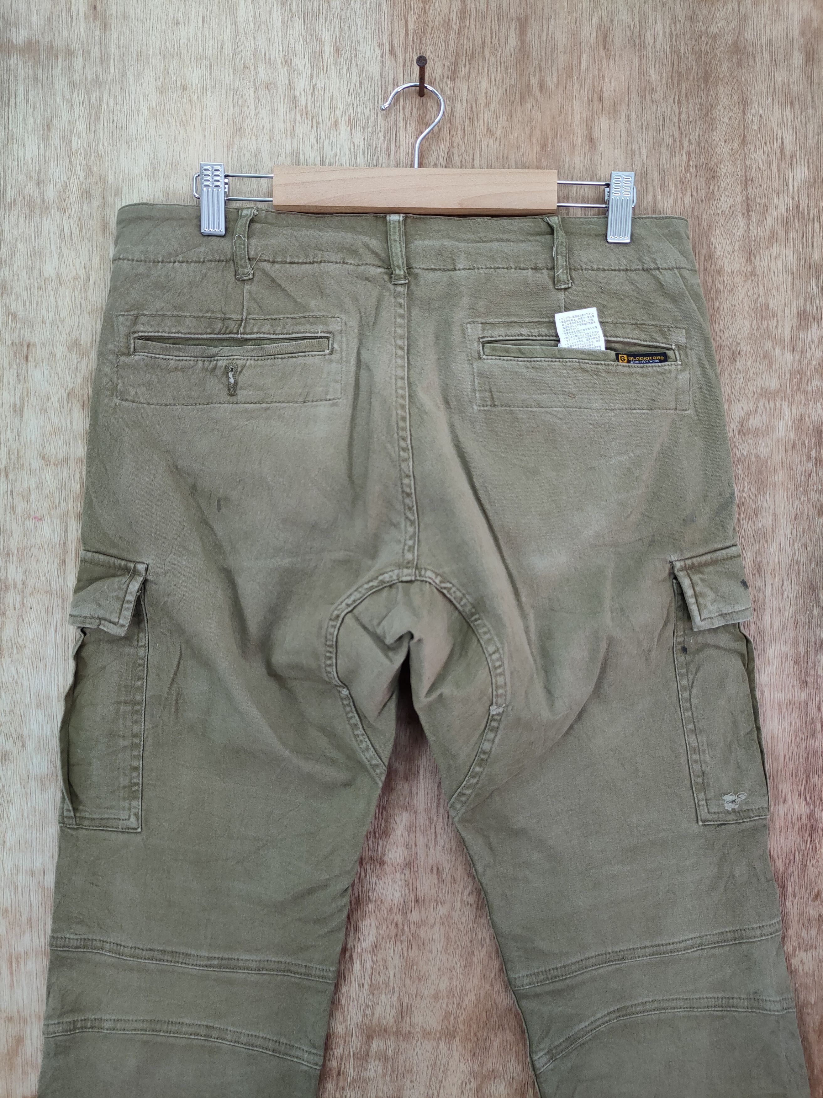 Japanese Brand DLL Glodiotor dirty thrashed utility cargo pants #46-274T Size US 32 / EU 48 - 9 Thumbnail