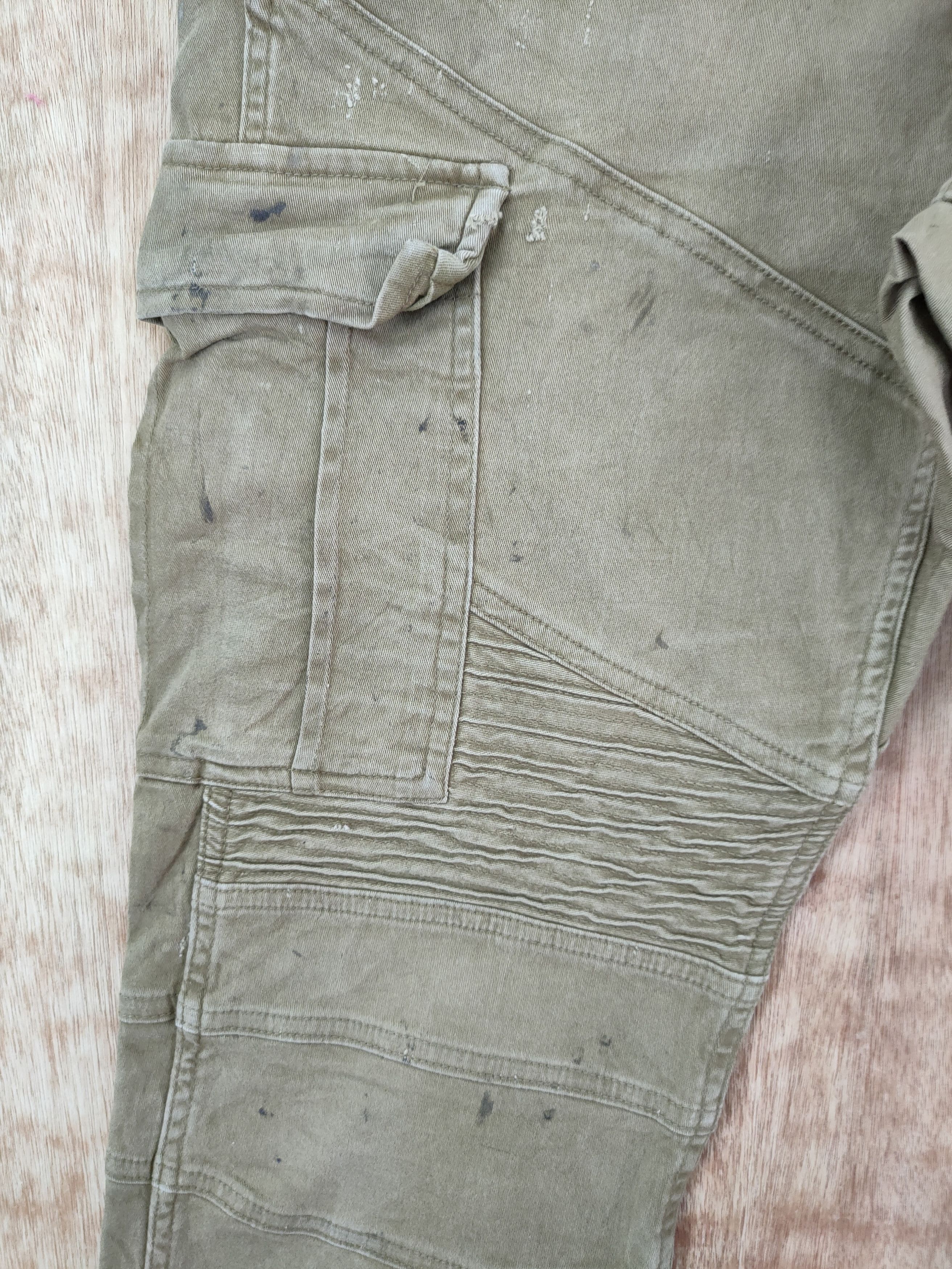 Japanese Brand DLL Glodiotor dirty thrashed utility cargo pants #46-274T Size US 32 / EU 48 - 5 Thumbnail
