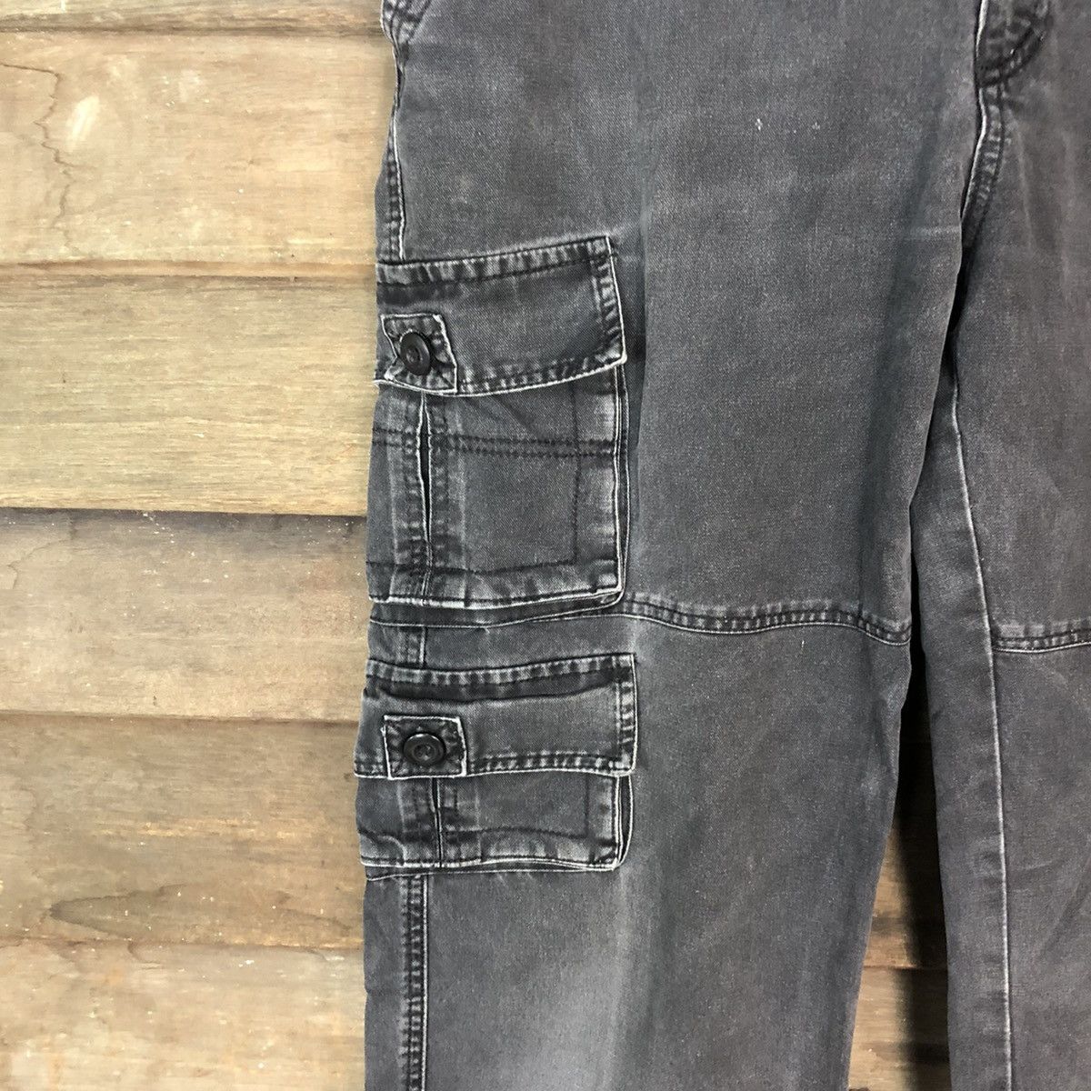 Faded Glory DL Japan seditionaries faded multipocket Cargo Pants #4530 Size US 35 - 6 Thumbnail