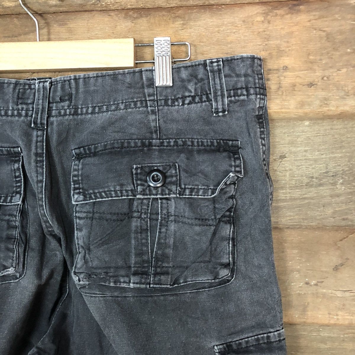 Faded Glory DL Japan seditionaries faded multipocket Cargo Pants #4530 Size US 35 - 15 Thumbnail