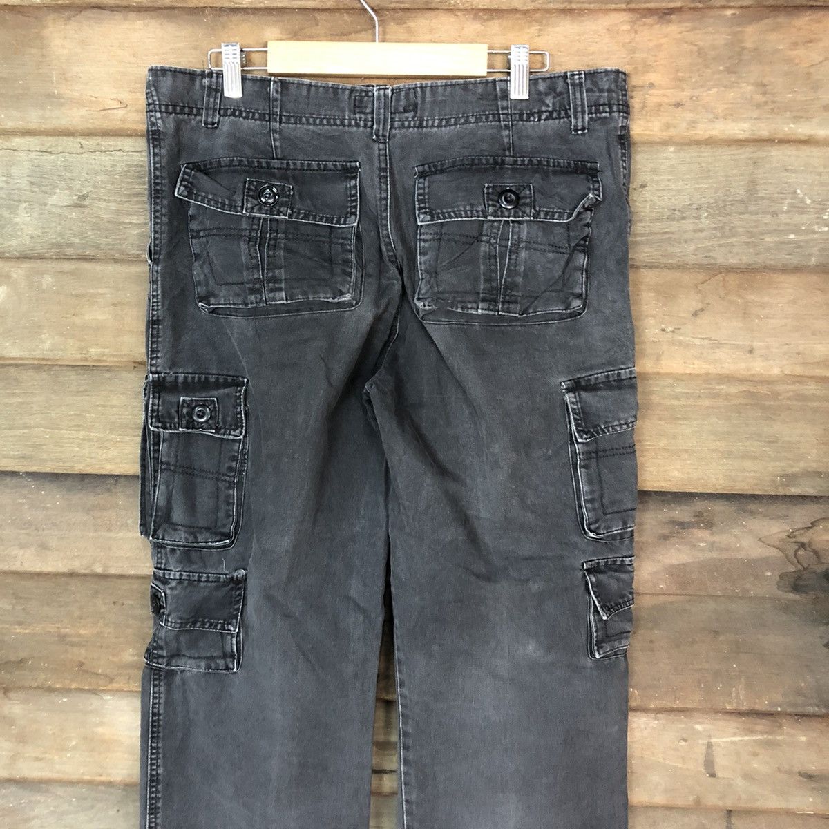 Faded Glory DL Japan seditionaries faded multipocket Cargo Pants #4530 Size US 35 - 12 Thumbnail