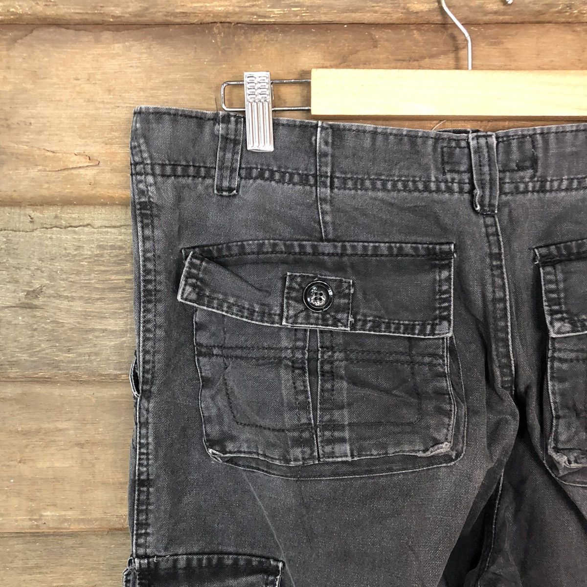 Faded Glory DL Japan seditionaries faded multipocket Cargo Pants #4530 Size US 35 - 14 Thumbnail