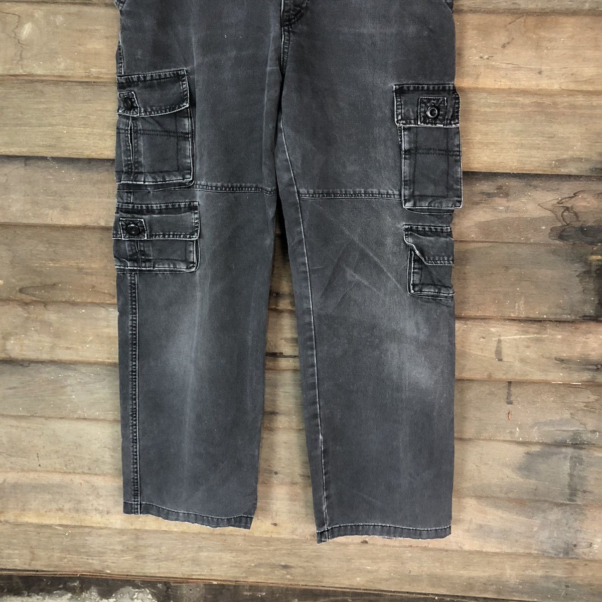 Faded Glory DL Japan seditionaries faded multipocket Cargo Pants #4530 Size US 35 - 3 Thumbnail