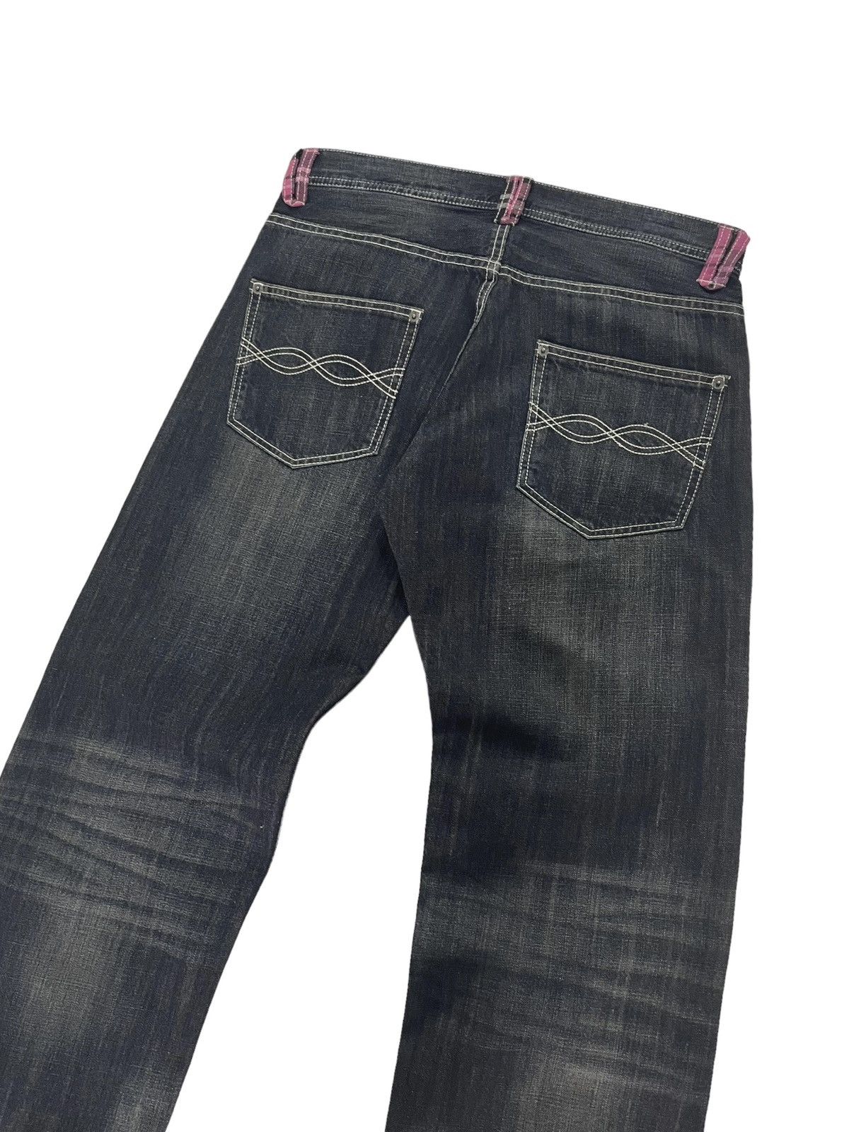Japanese Brand Vintage Oririn Japan Bush Jeans Distressed Size US 33 - 7 Thumbnail