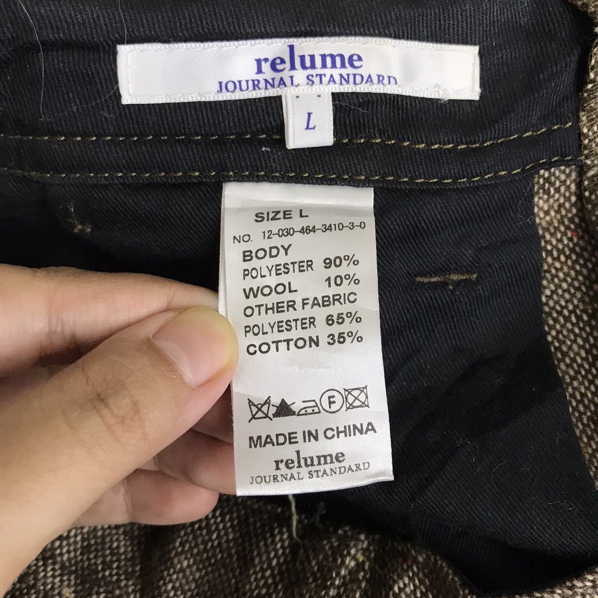 Japanese Brand × Journal Standard RELUME JOURNAL STANDARD Japan brand Wool Trousers Pant Size US 32 / EU 48 - 4 Thumbnail