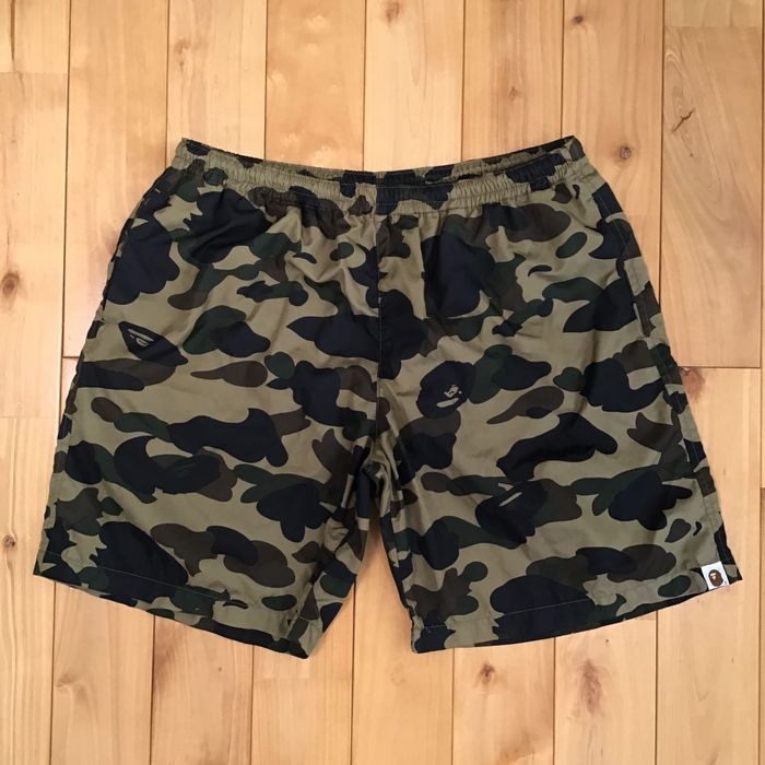 Bape BAPE 1st camo green swim shorts beach pants ape NIGO ★size M Size US 32 / EU 48 - 1 Preview