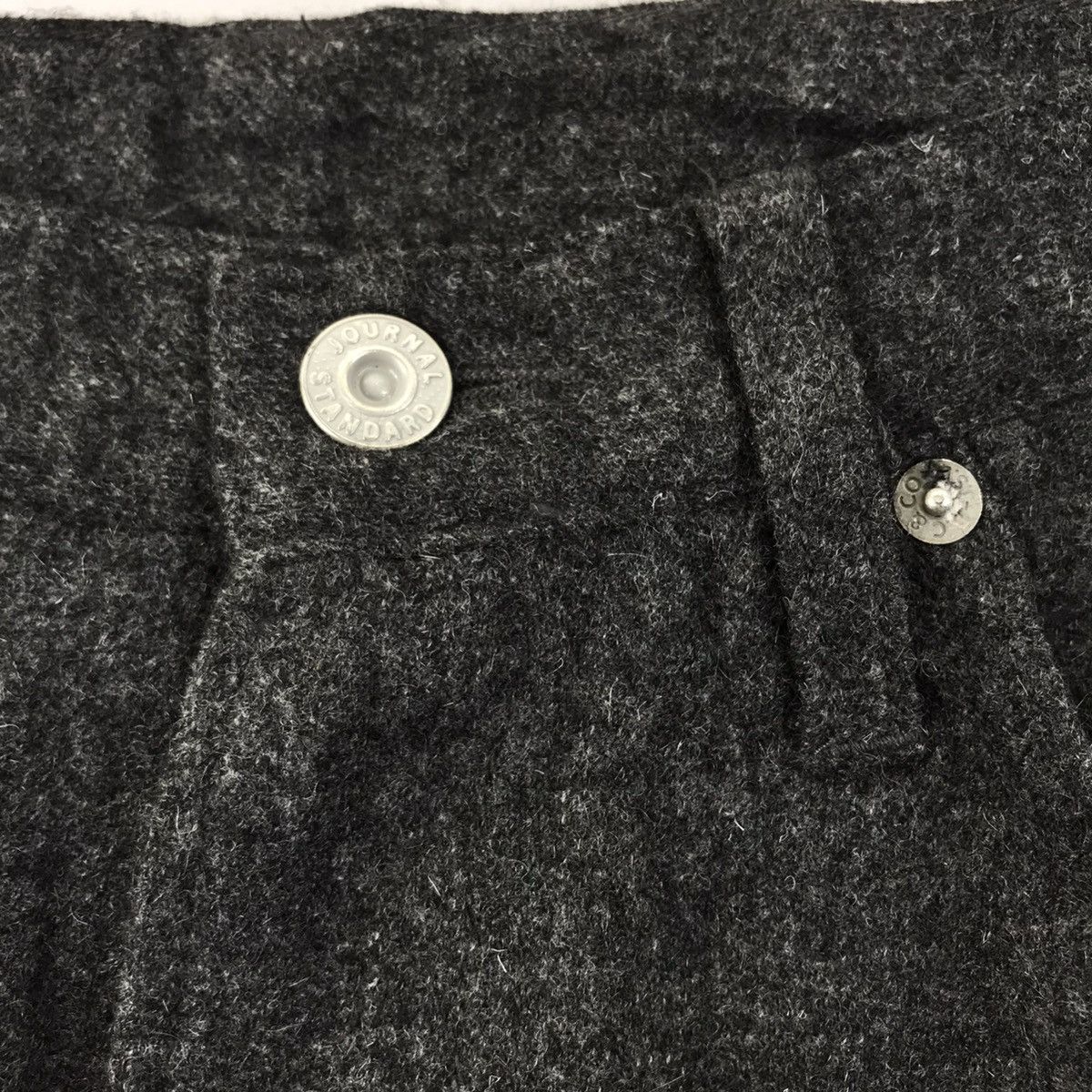 Journal Standard JOURNAL STANDARD Japanese Brand Straight Cut Wool CasualPant Size US 30 / EU 46 - 3 Thumbnail
