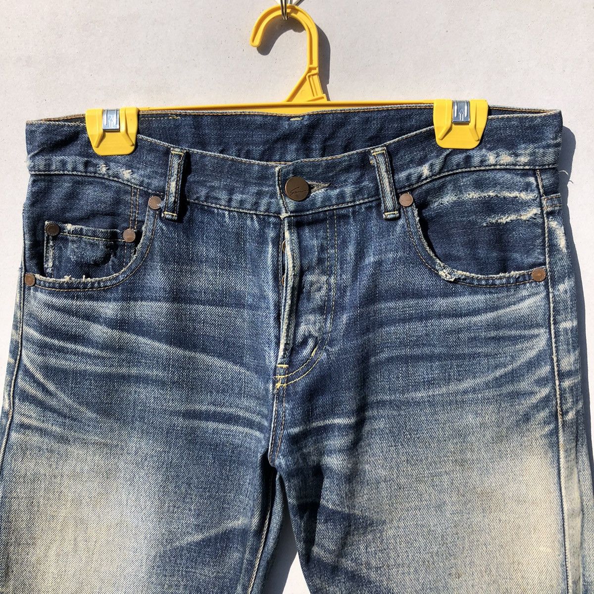 Vintage 🔥Accept Binding🔥 Vintage Stunning Lure Selvedge Denim Pants Size US 29 - 6 Thumbnail