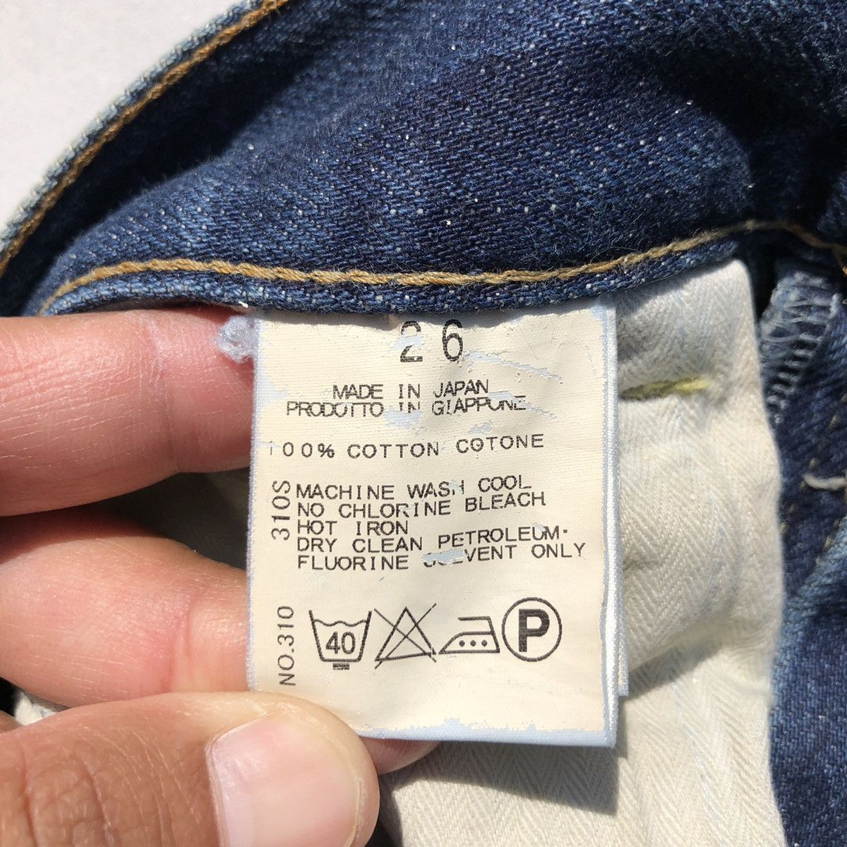 Vintage 🔥Accept Binding🔥 Vintage Stunning Lure Selvedge Denim Pants Size US 29 - 11 Thumbnail