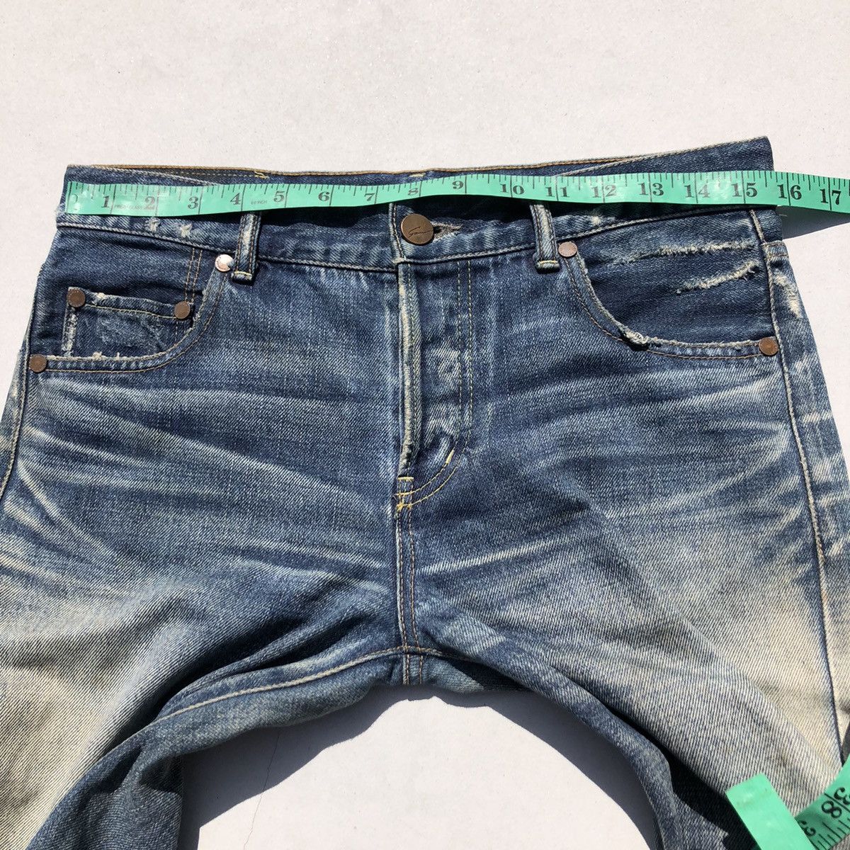 Vintage 🔥Accept Binding🔥 Vintage Stunning Lure Selvedge Denim Pants Size US 29 - 14 Thumbnail