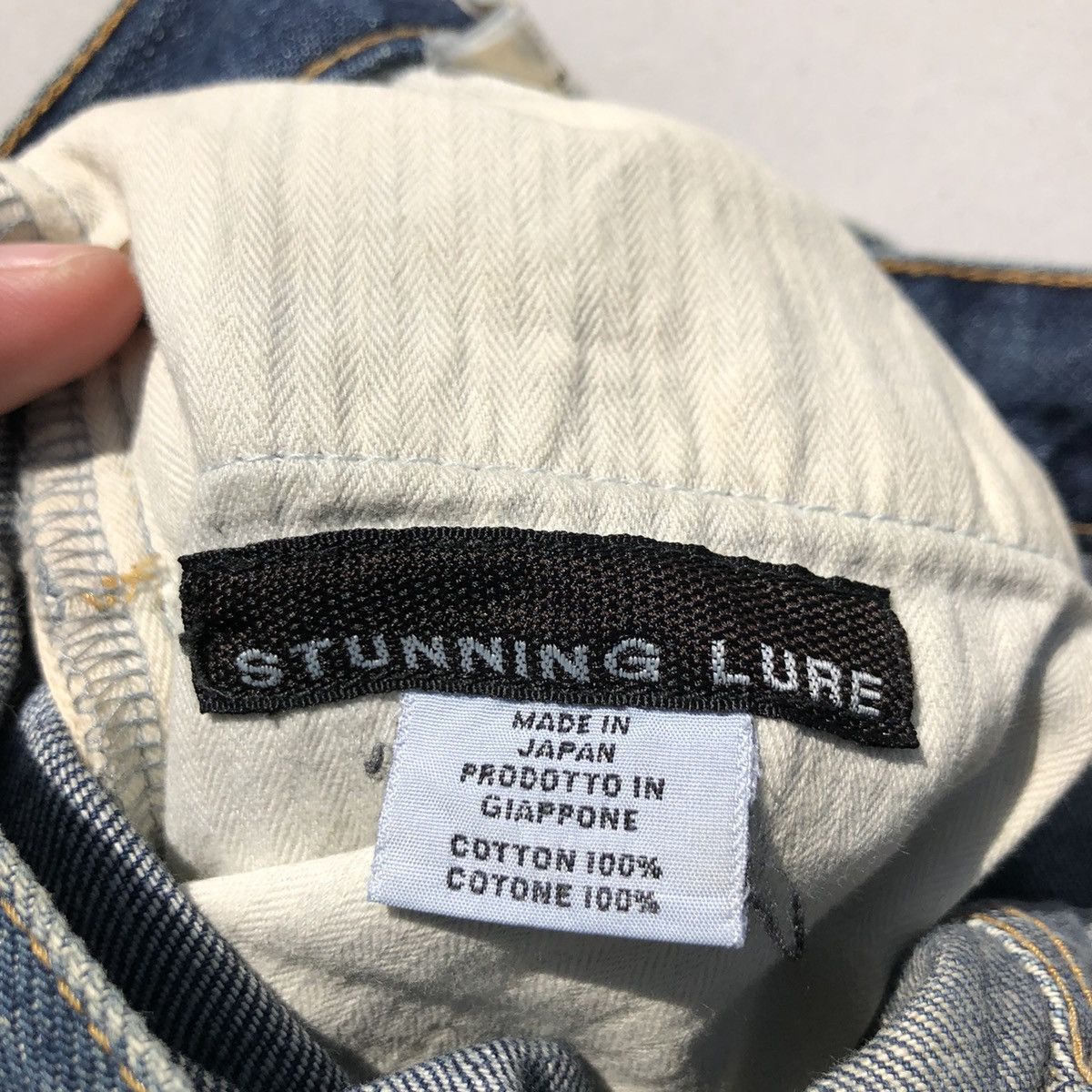 Vintage 🔥Accept Binding🔥 Vintage Stunning Lure Selvedge Denim Pants Size US 29 - 13 Thumbnail