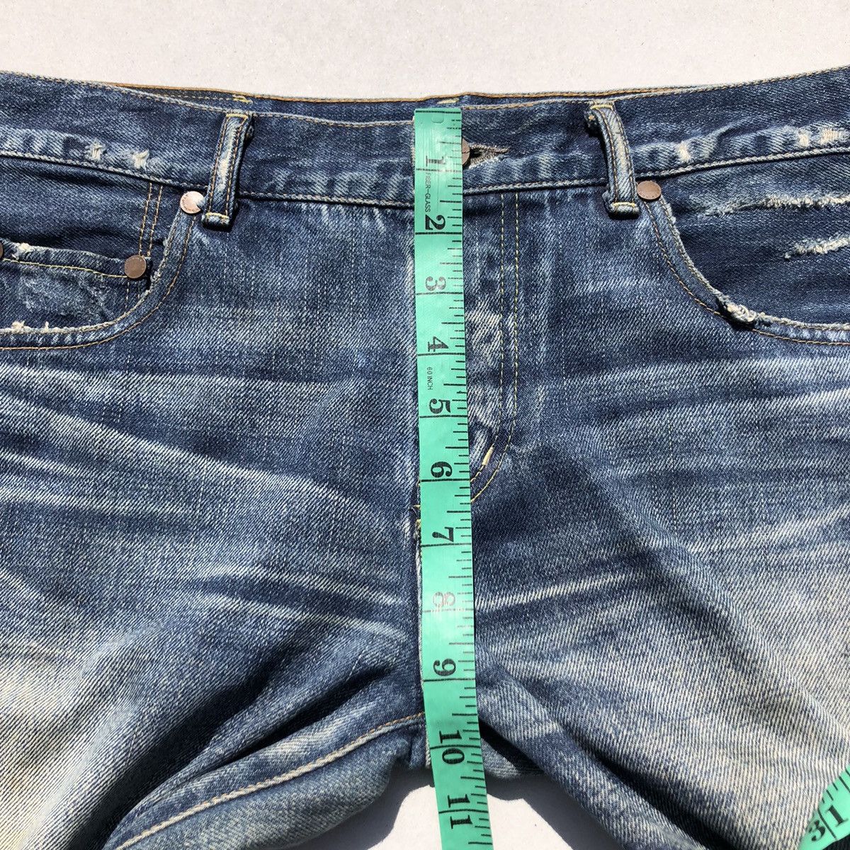 Vintage 🔥Accept Binding🔥 Vintage Stunning Lure Selvedge Denim Pants Size US 29 - 15 Thumbnail