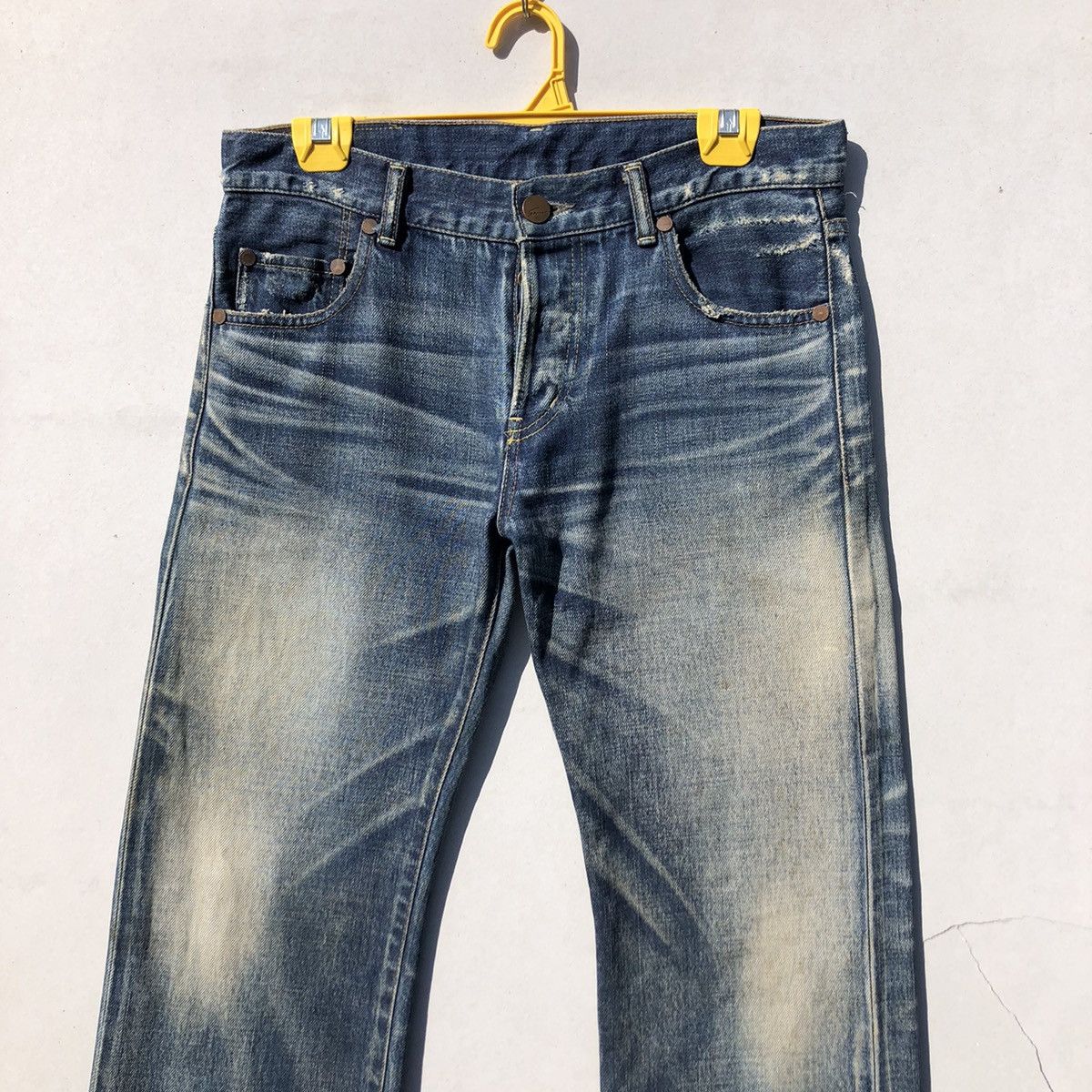 Vintage 🔥Accept Binding🔥 Vintage Stunning Lure Selvedge Denim Pants Size US 29 - 4 Thumbnail