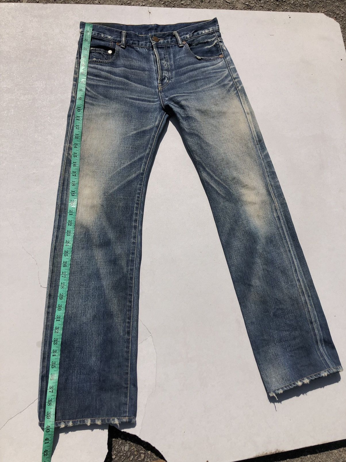 Vintage 🔥Accept Binding🔥 Vintage Stunning Lure Selvedge Denim Pants Size US 29 - 20 Thumbnail