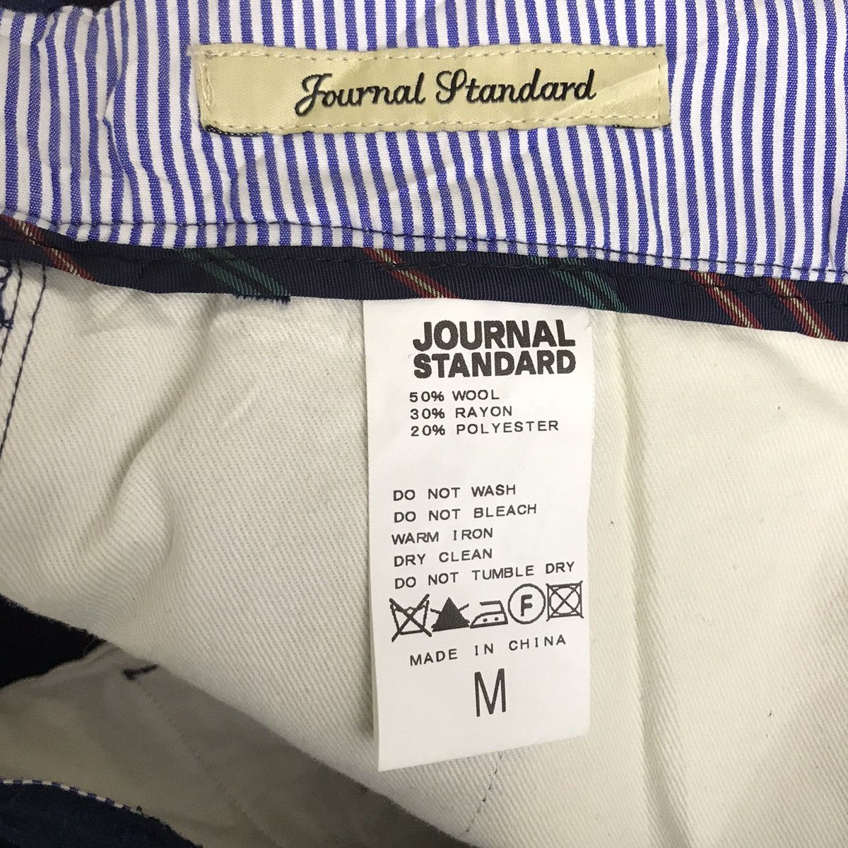 Journal Standard JOURNAL STANDARD Japanese Brand Slim Fit Wool Casual Pant Size US 32 / EU 48 - 4 Thumbnail