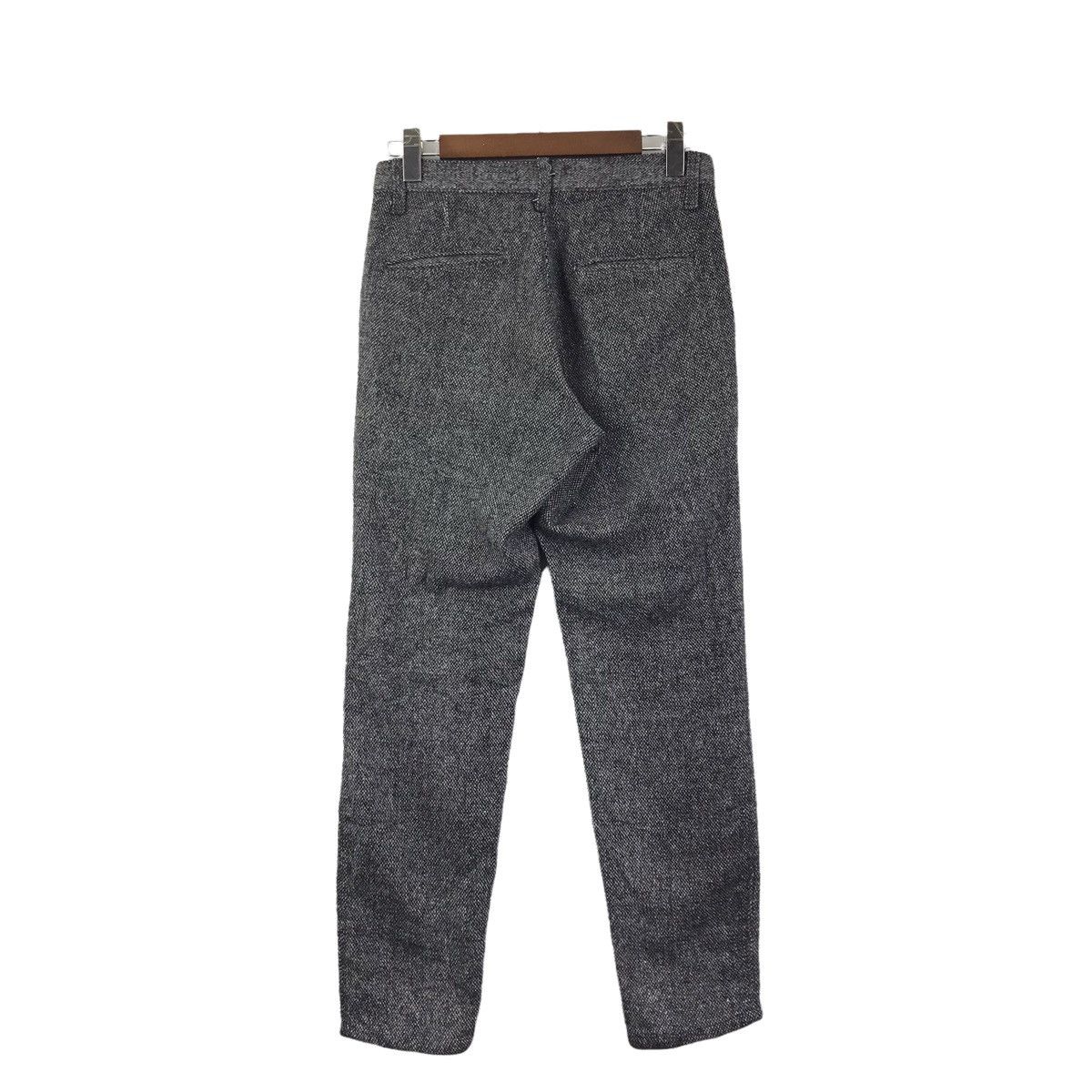 Vintage TWIST Cotton Denim Straight Cut Wool Grey TrousersCasualPant Size US 29 - 6 Thumbnail