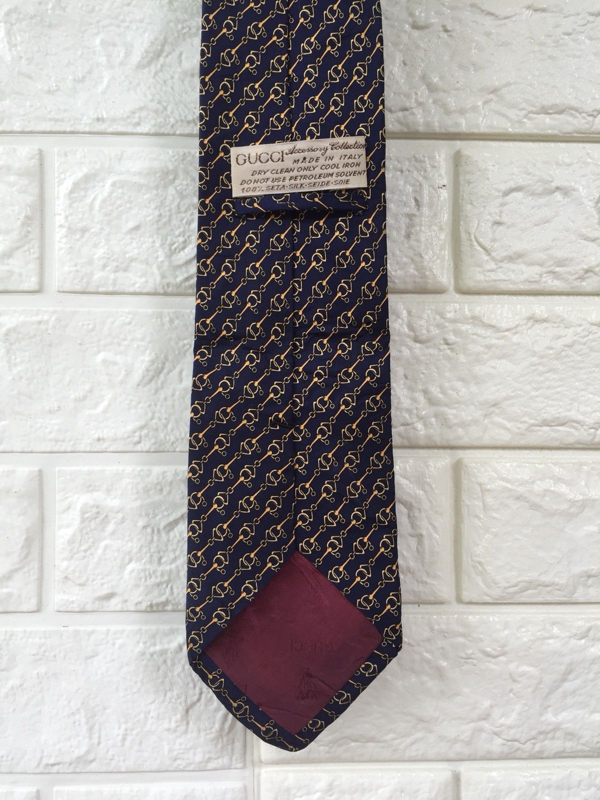 Designer × Gucci Gucci Monogram Tie Size ONE SIZE - 6 Thumbnail