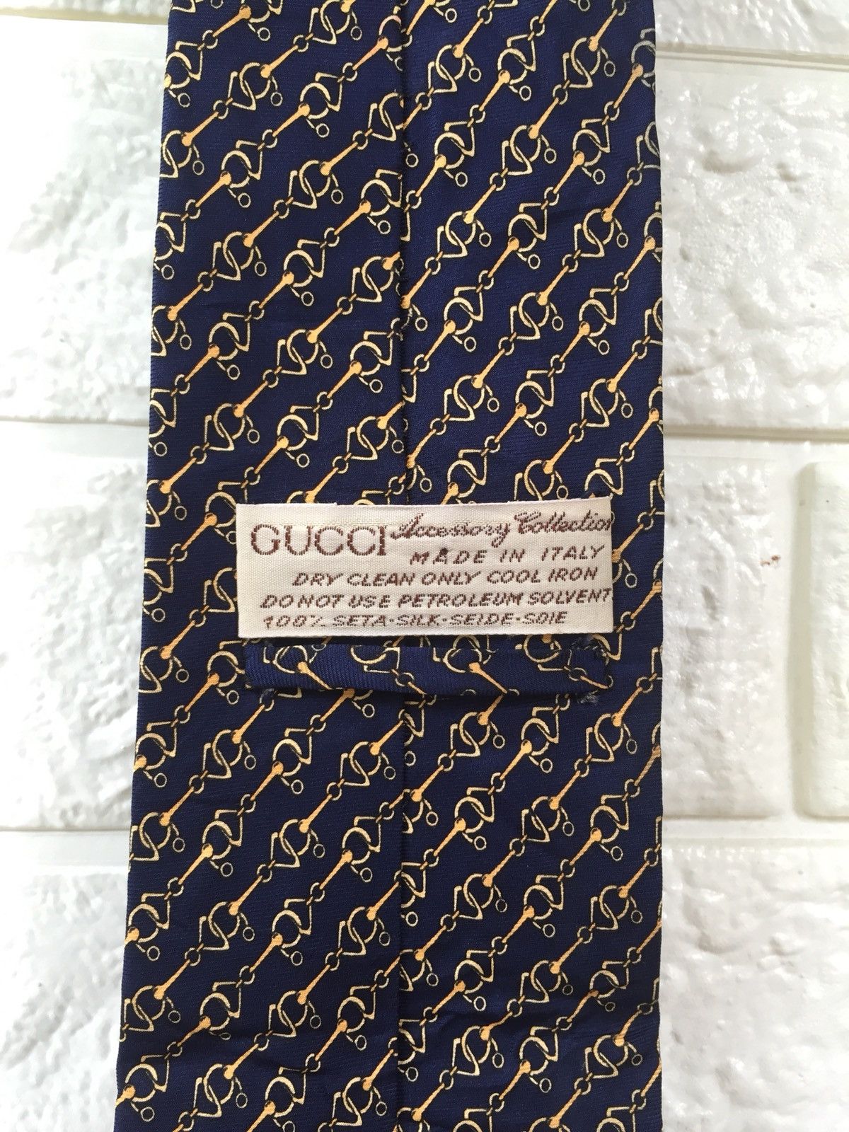 Designer × Gucci Gucci Monogram Tie Size ONE SIZE - 7 Thumbnail