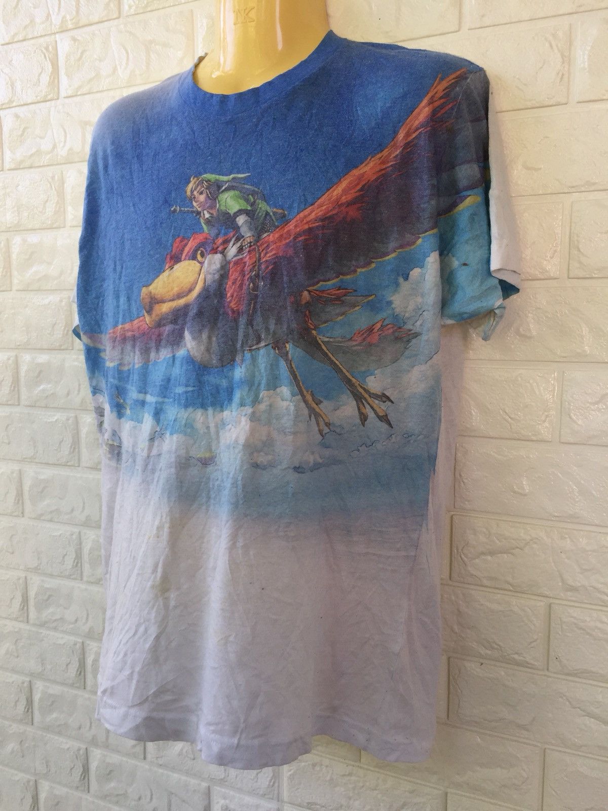 Cartoon Network × Japanese Brand × Nintendo Japanese Legend Of Zelda Anime Overprint Tshirt Size US L / EU 52-54 / 3 - 3 Thumbnail