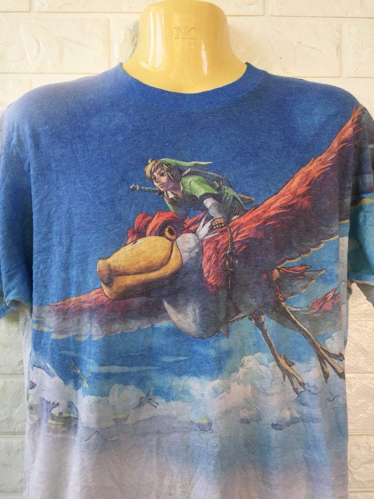 Cartoon Network × Japanese Brand × Nintendo Japanese Legend Of Zelda Anime Overprint Tshirt Size US L / EU 52-54 / 3 - 4 Thumbnail