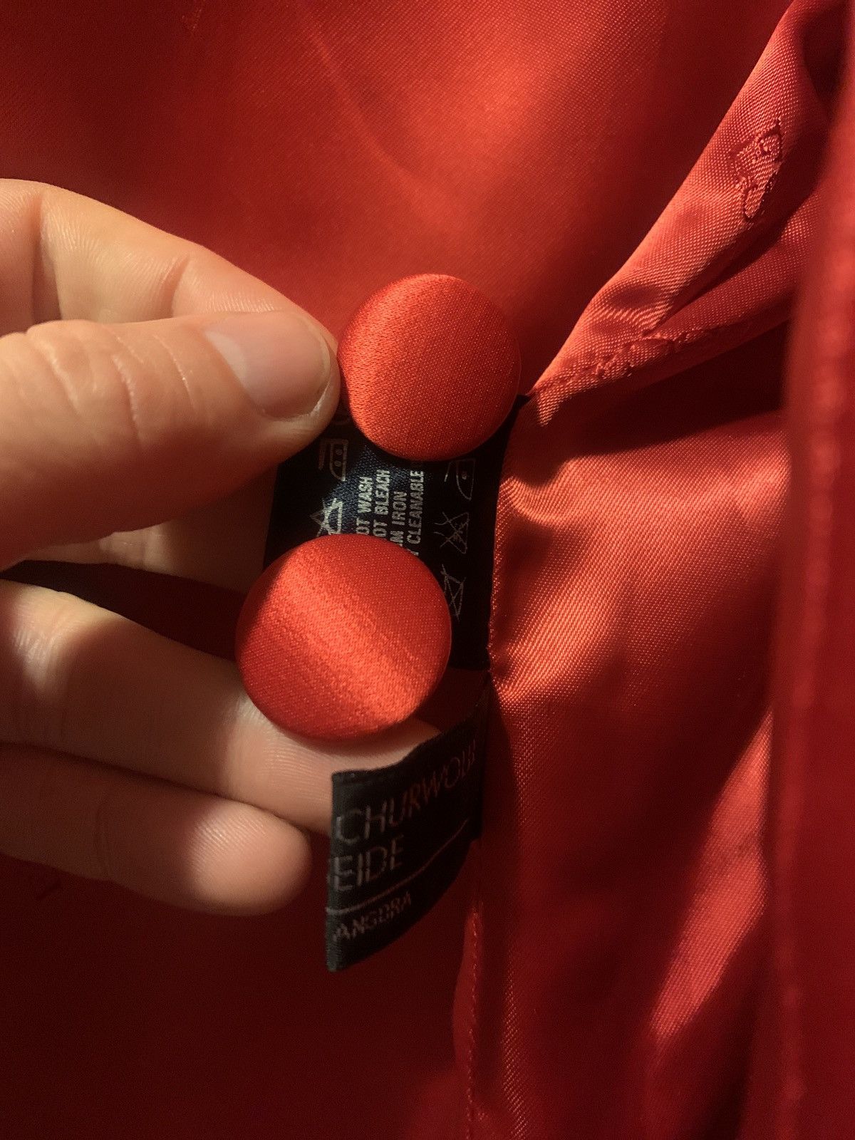 Escada ESCADA red silk satin lapel blazer Size XS / US 0-2 / IT 36-38 - 6 Thumbnail