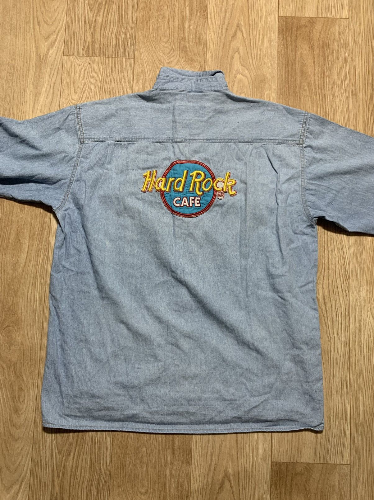 Hard Rock Cafe Vintage Hard Rock Cafe Leather Shirt Size US XL / EU 56 / 4 - 1 Thumbnail