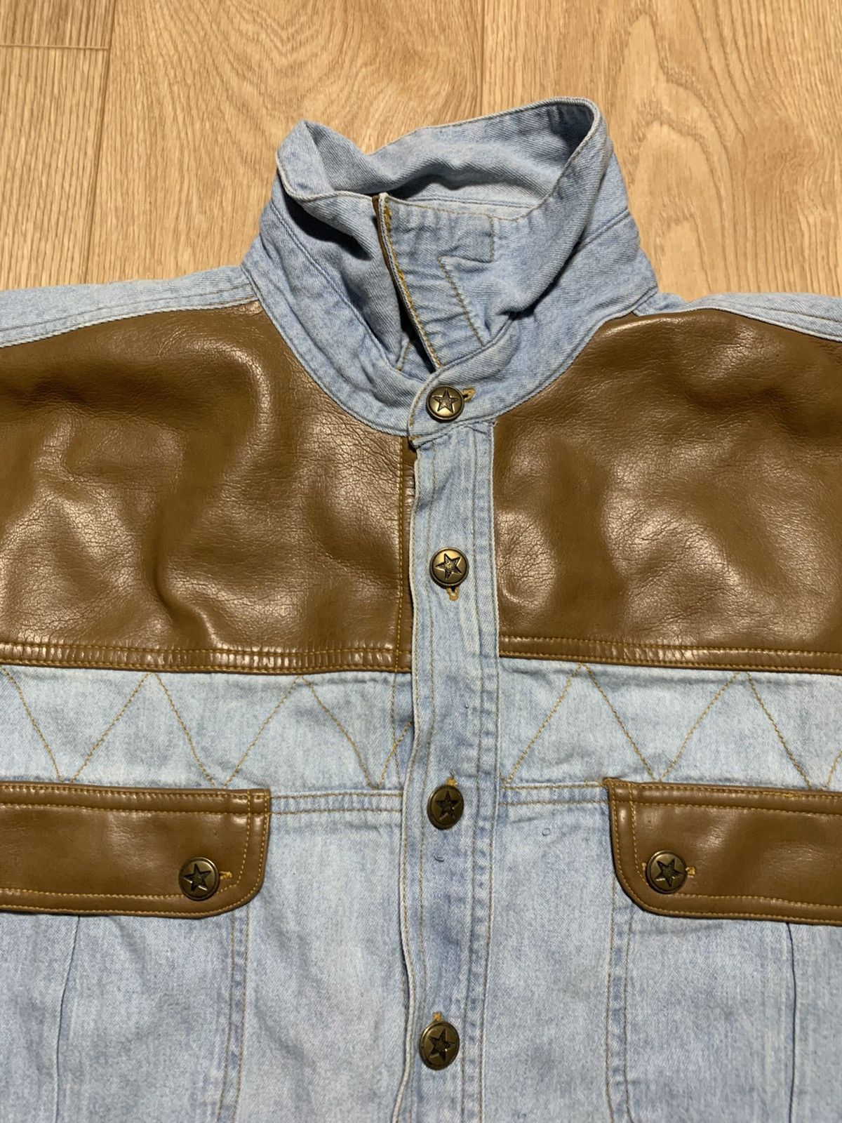 Hard Rock Cafe Vintage Hard Rock Cafe Leather Shirt Size US XL / EU 56 / 4 - 8 Thumbnail
