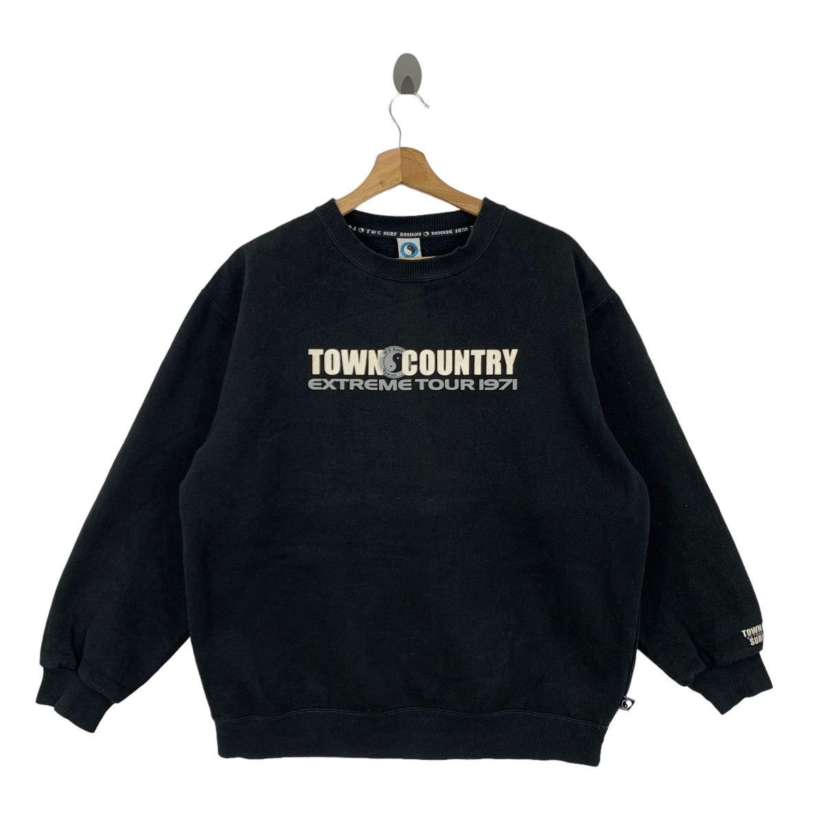 Vintage Town And Country Surf Hawaii Design Jumpers Sweater