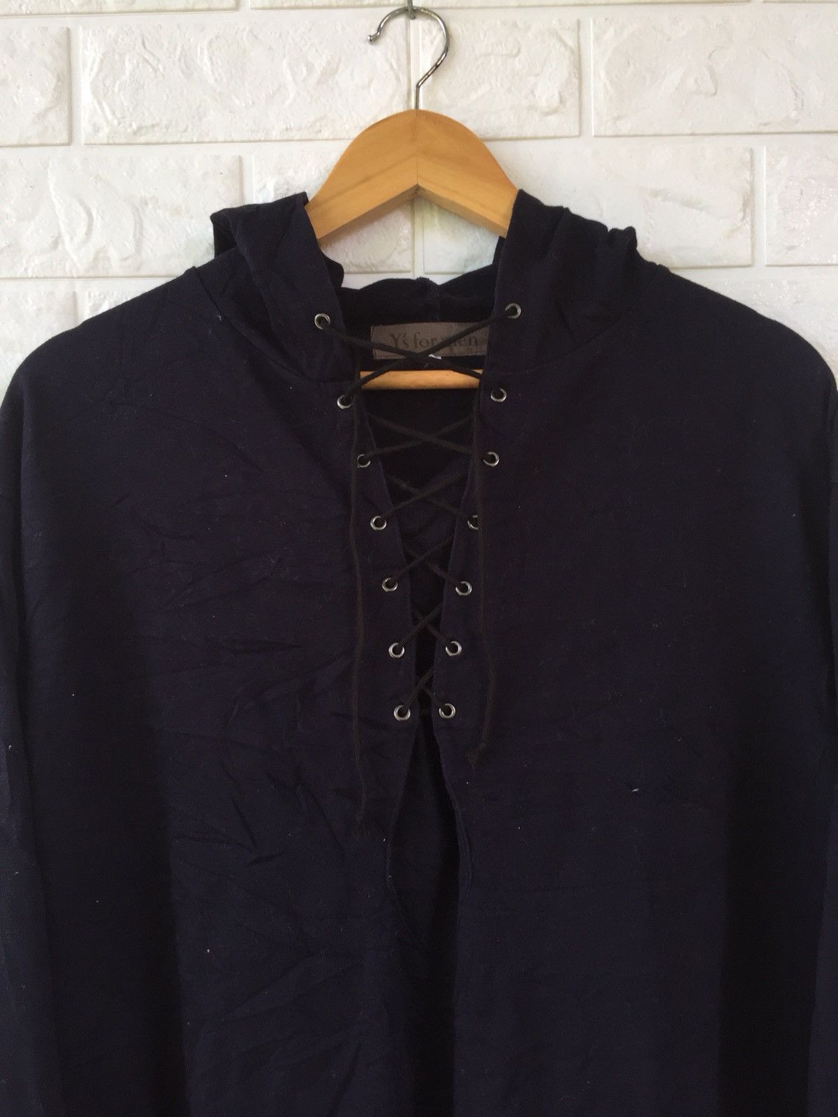Designer × Japanese Brand × Yohji Yamamoto Vintage Yohji Yamamoto Y’s For Men Hoodies Size US L / EU 52-54 / 3 - 5 Thumbnail
