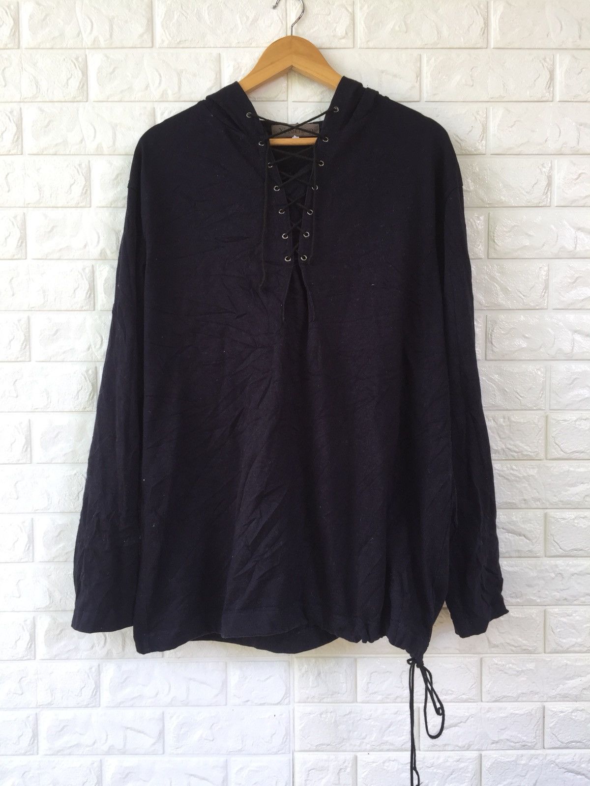 Designer × Japanese Brand × Yohji Yamamoto Vintage Yohji Yamamoto Y’s For Men Hoodies Size US L / EU 52-54 / 3 - 2 Thumbnail
