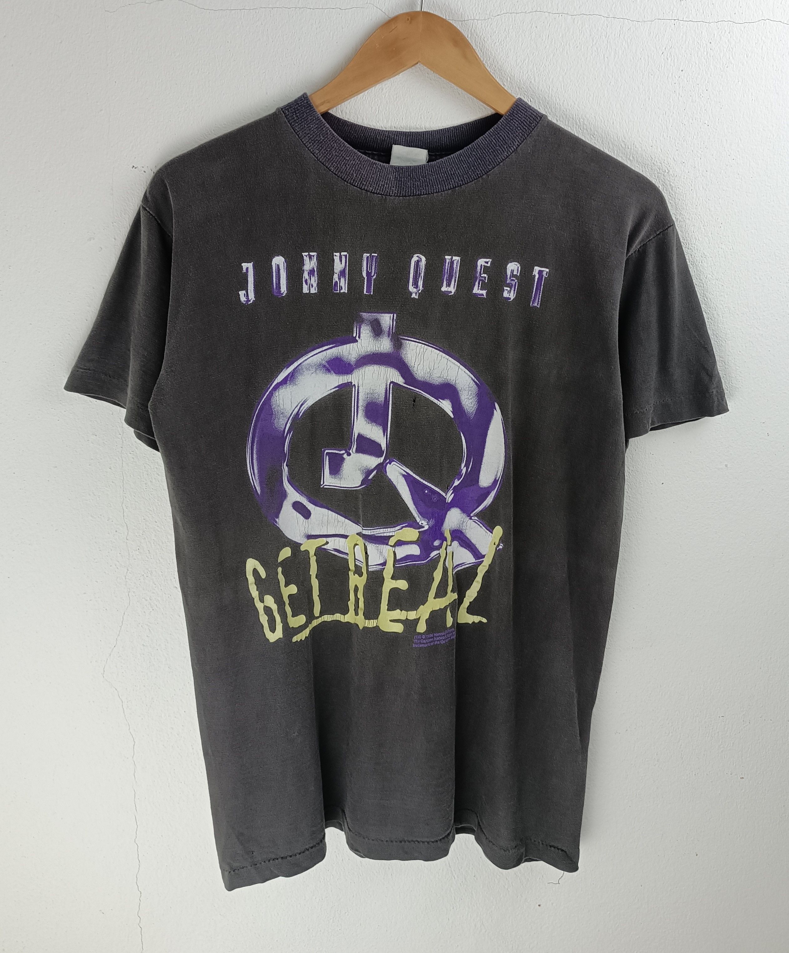 Cartoon Network VINTAGE '95 FADED JONNY QUEST "GET REAL" TEE Size US S / EU 44-46 / 1 - 3 Thumbnail
