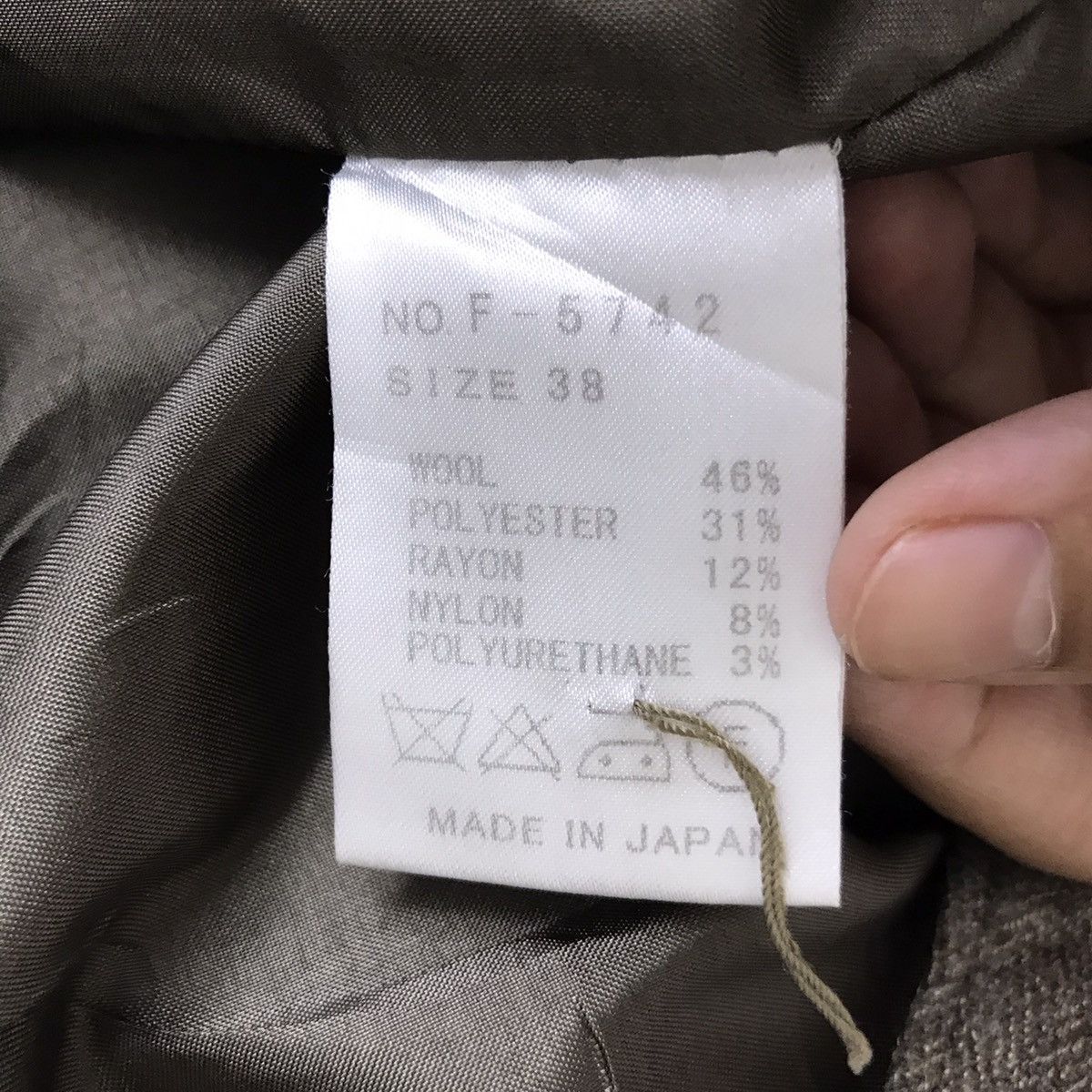 Japanese Brand YANGANY Japanese Brand Brown Wool Three Quarter Trousers Size US 27 - 5 Thumbnail