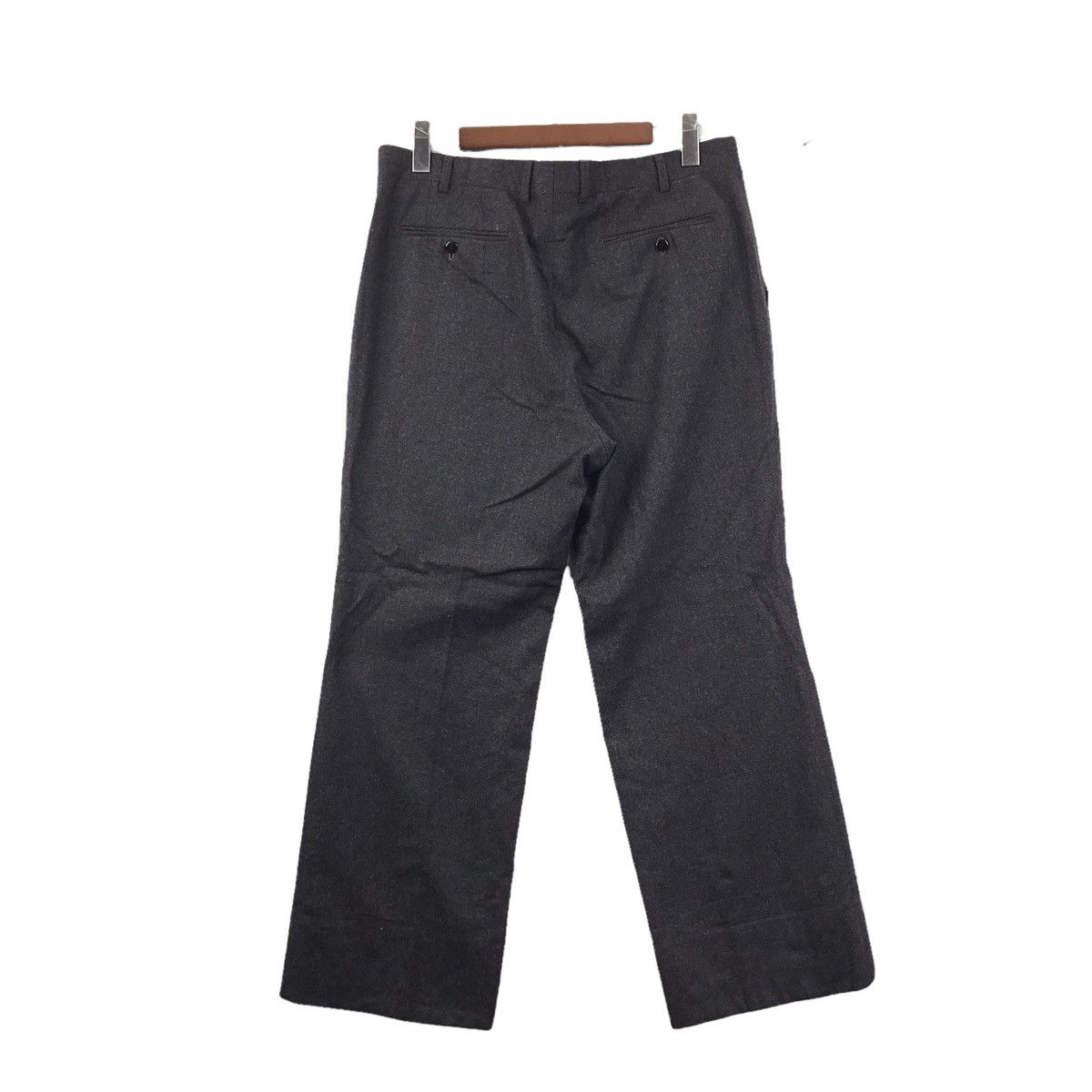 Lanvin LANVIN PARIS Baggy Wool Grey Trousers Pant Size US 34 / EU 50 - 7 Thumbnail