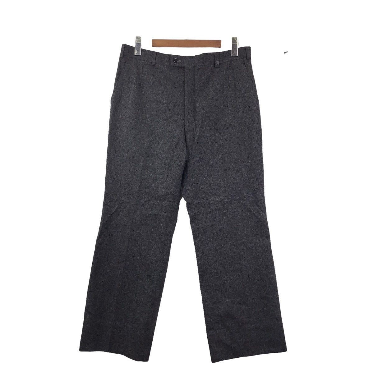 Lanvin LANVIN PARIS Baggy Wool Grey Trousers Pant Size US 34 / EU 50 - 1 Thumbnail
